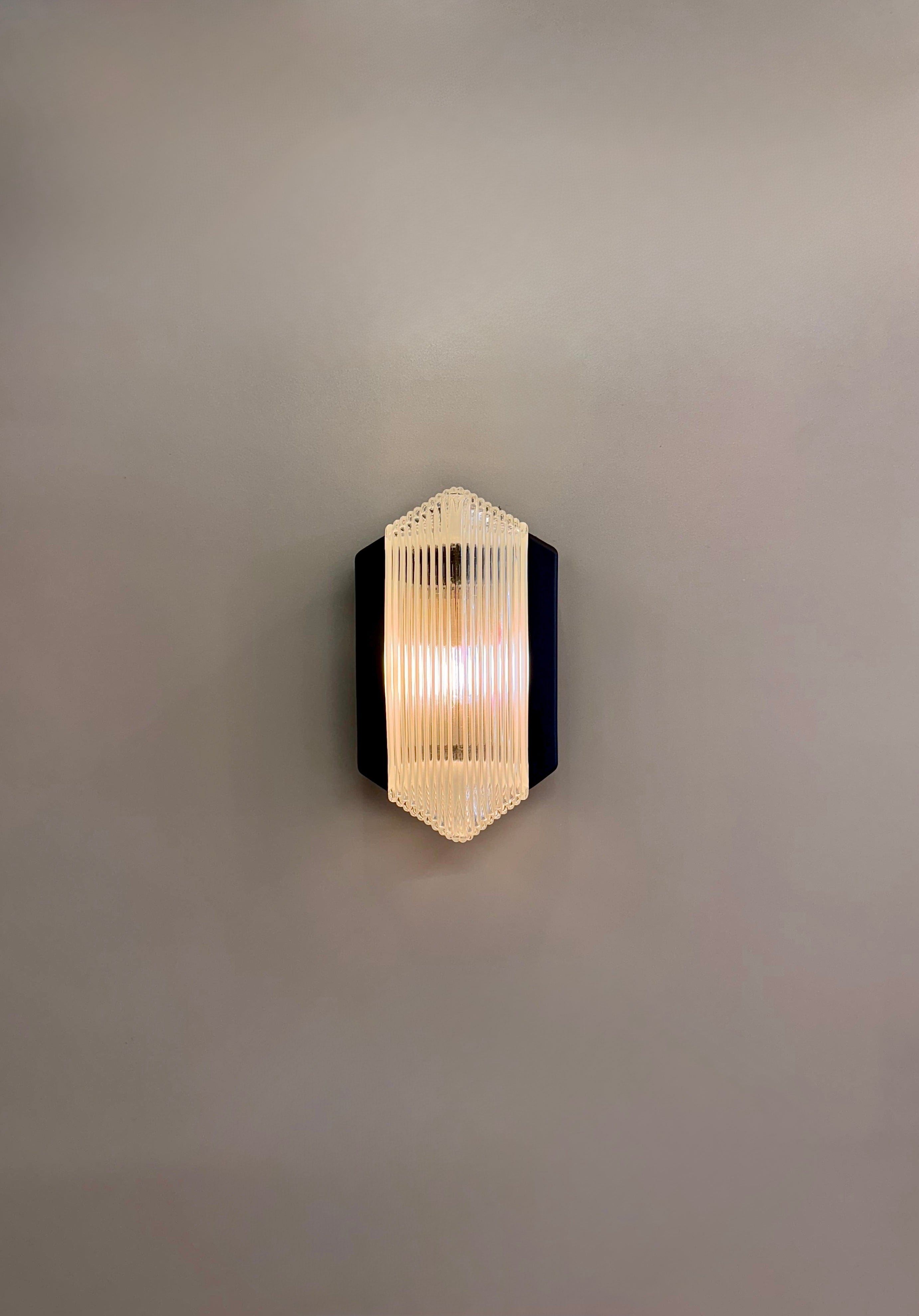 Arel Lighting Black KATERIN Art Deco Outdoor Wall Sconce