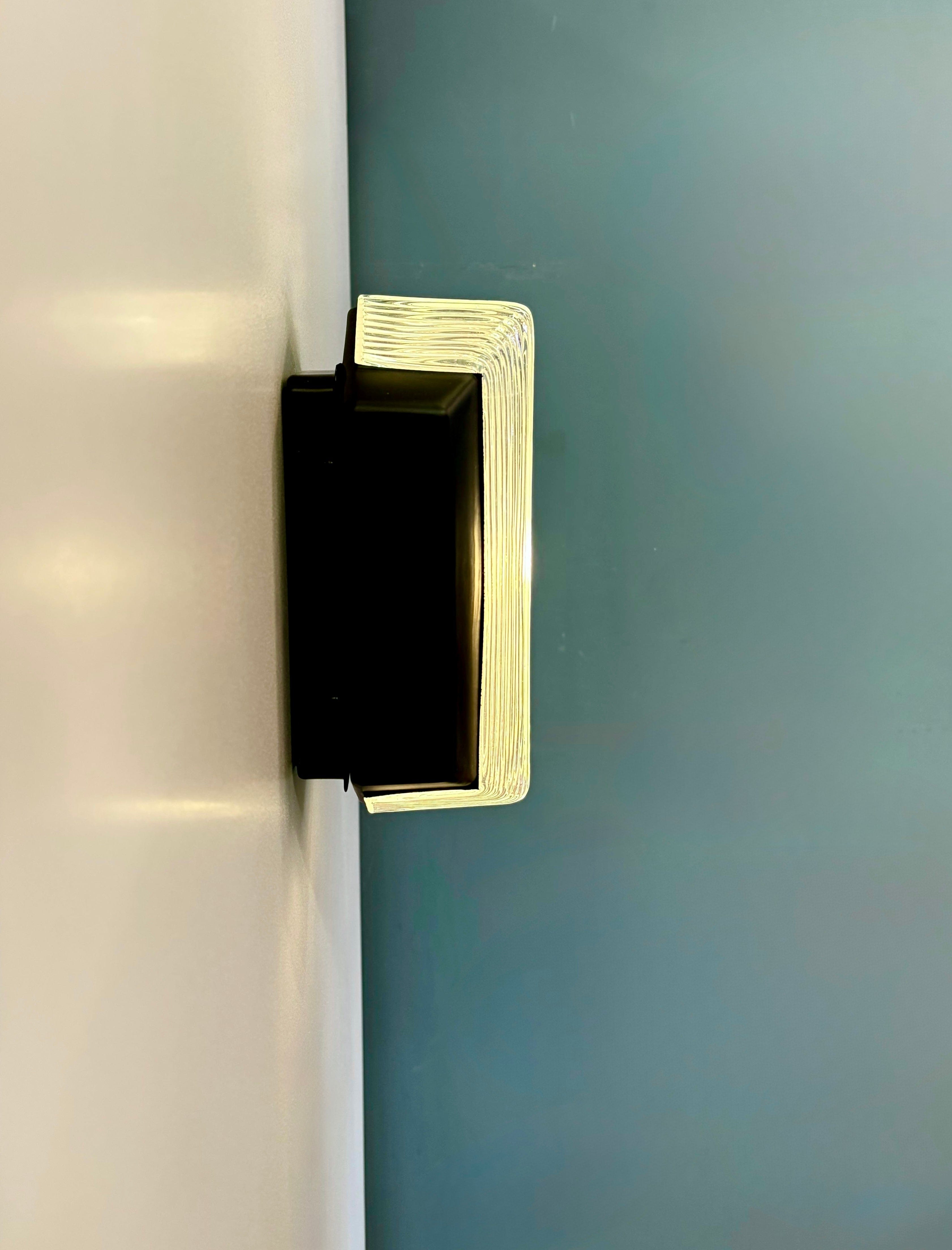 Arel Lighting Black KATERIN Art Deco Outdoor Wall Sconce