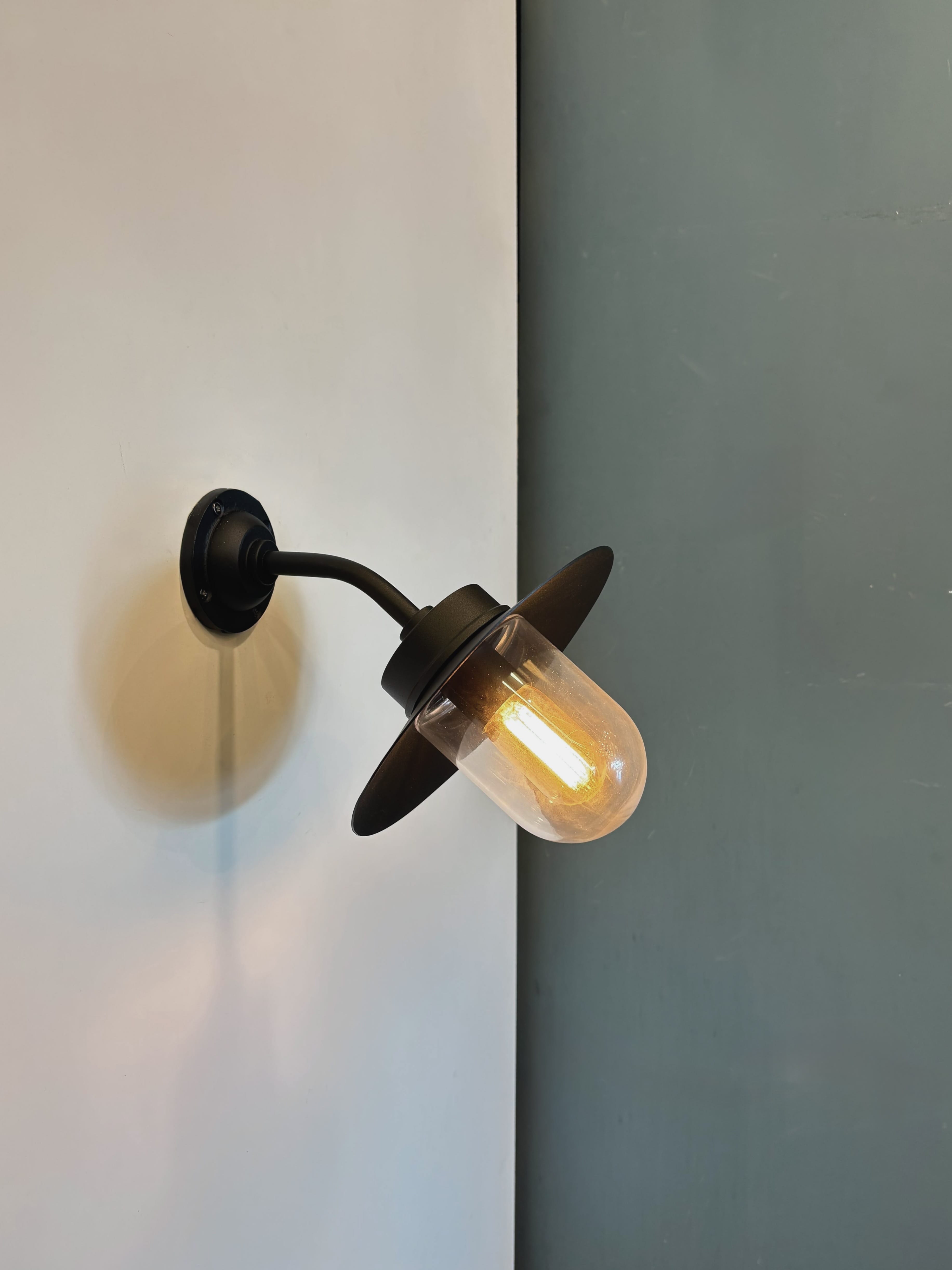 Arel Lighting BORG Nautical Glass Outdoor Wall Light