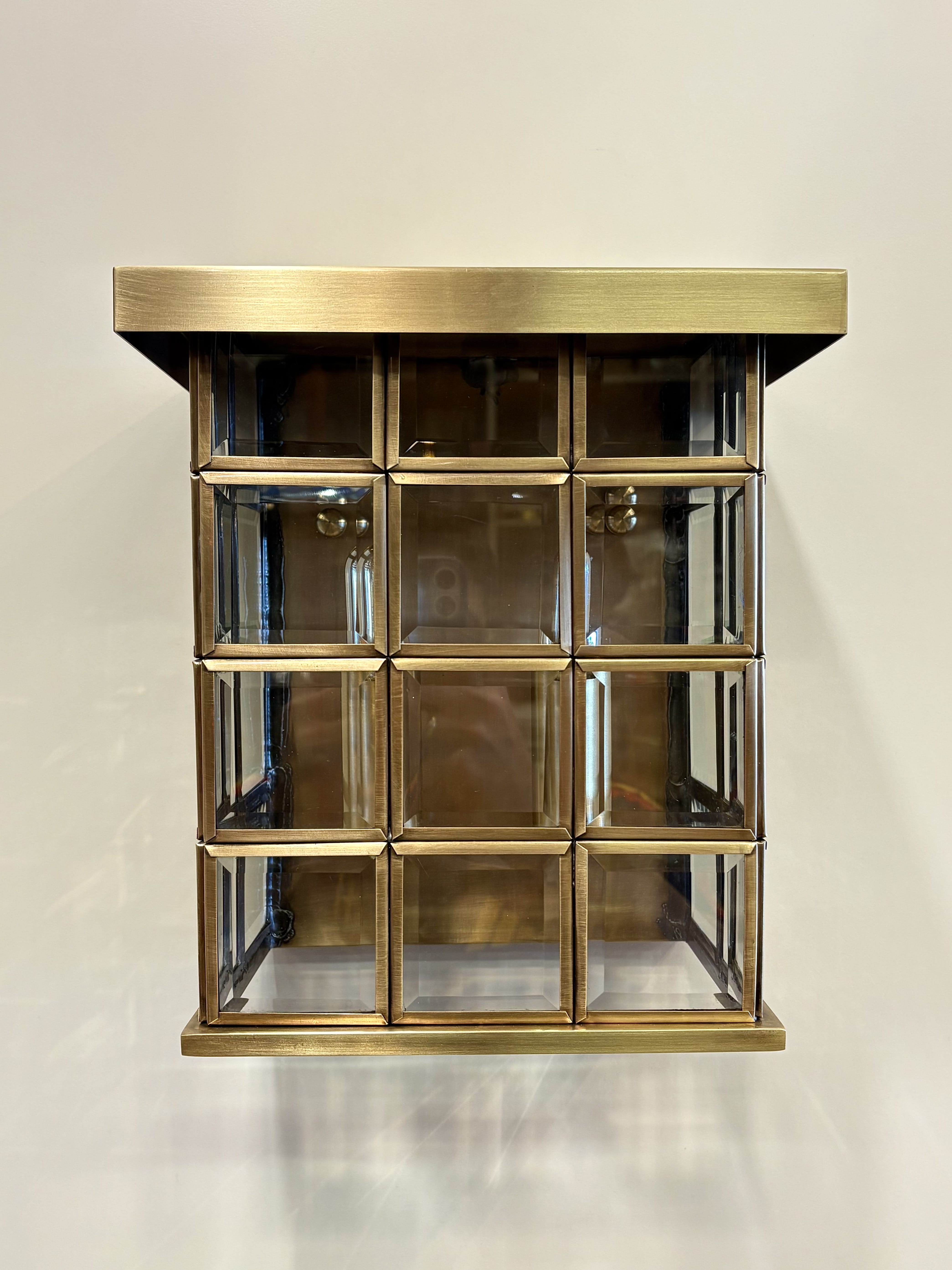 Arel Lighting Brass LLADE Brass Outdoor Wall Sconce