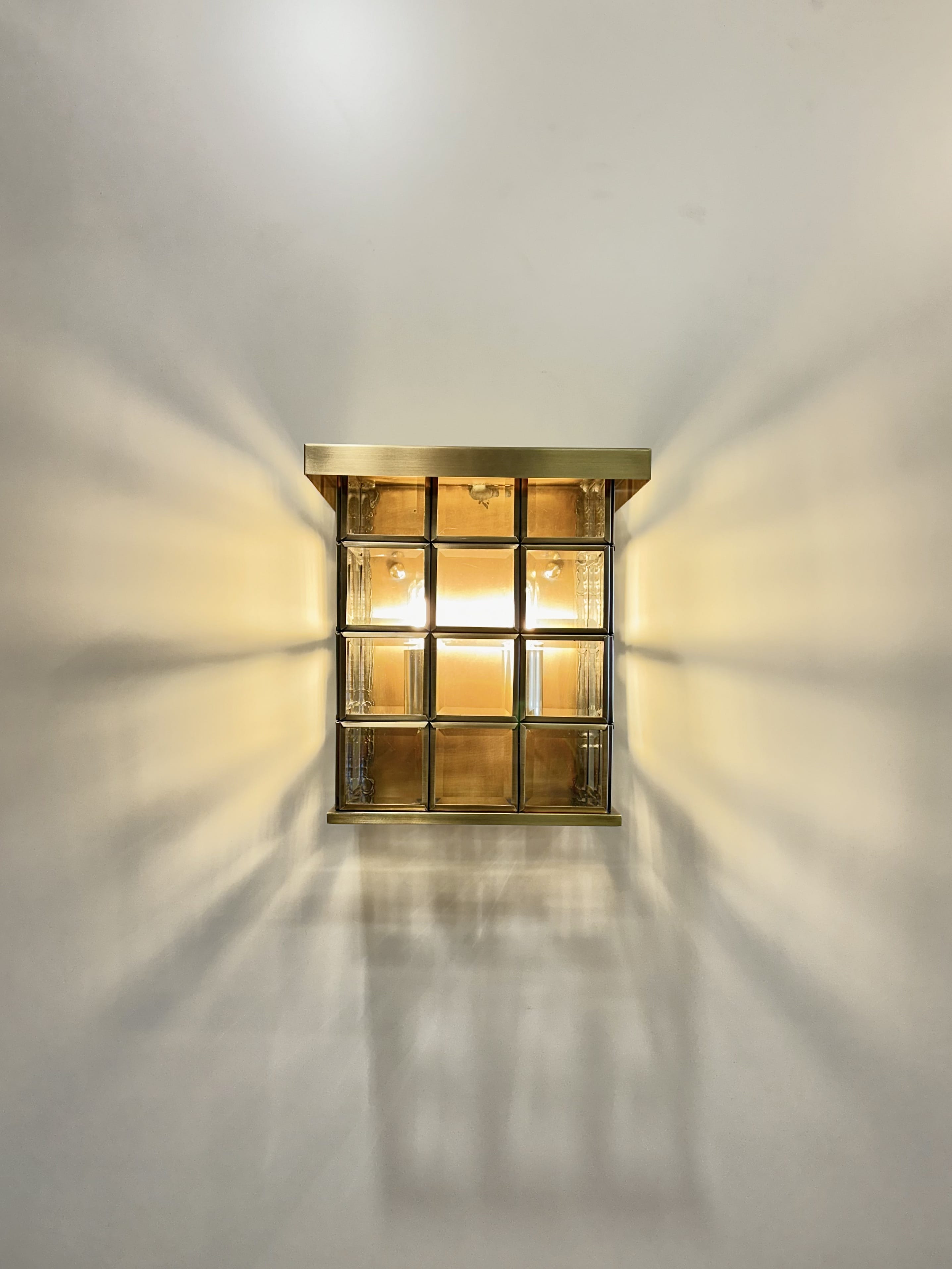 Arel Lighting Brass LLADE Brass Outdoor Wall Sconce