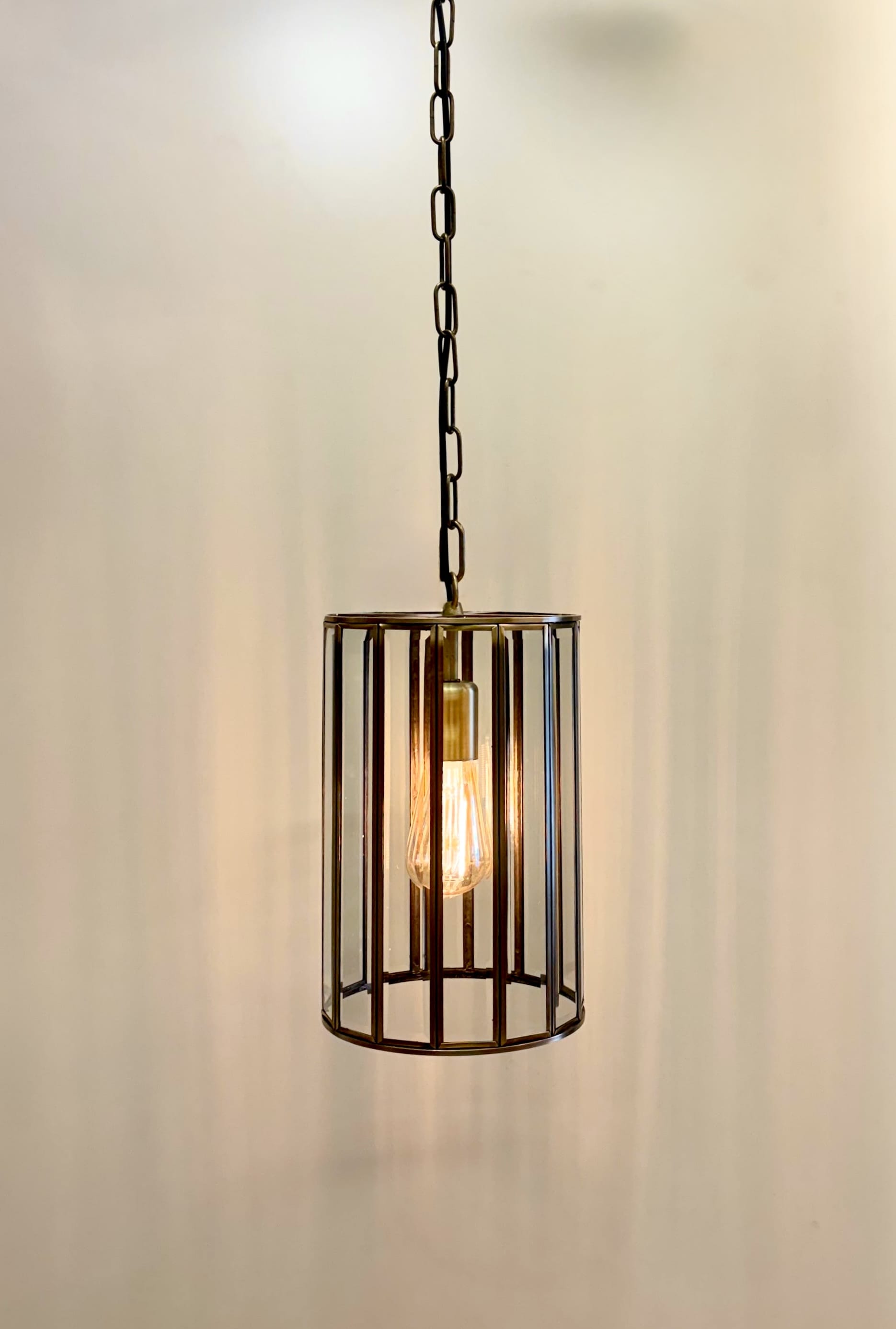 Arel Lighting Brushed Brass KILA Brass Pendant Light
