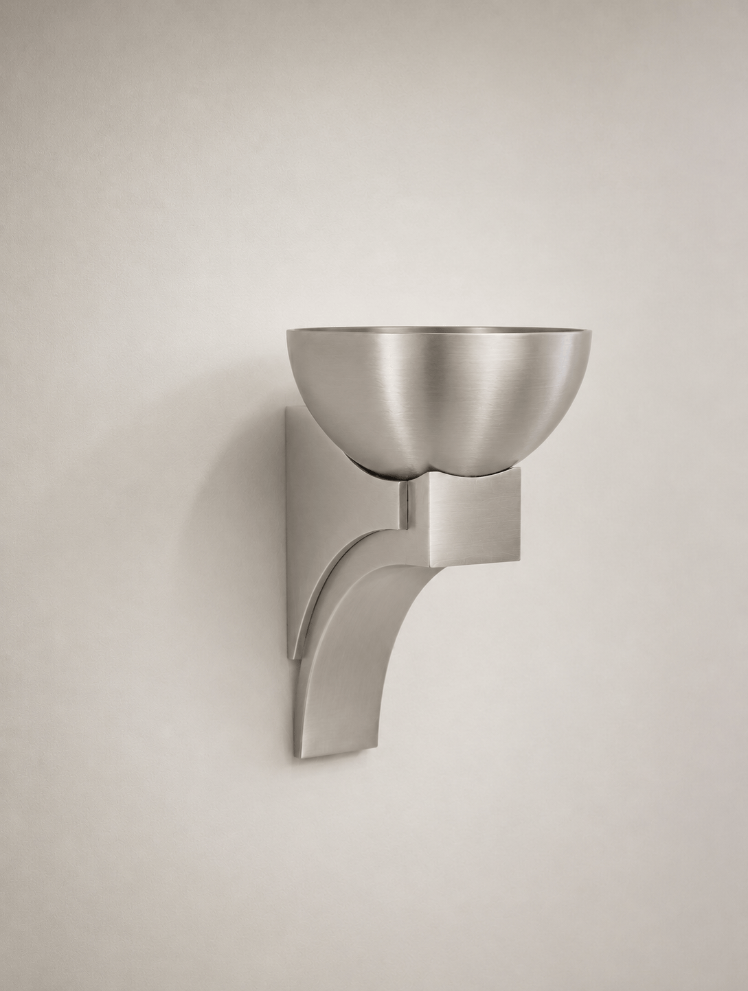 Arel Lighting Brushed Nickel / With ROSKO II Art Deco Wall Sconce