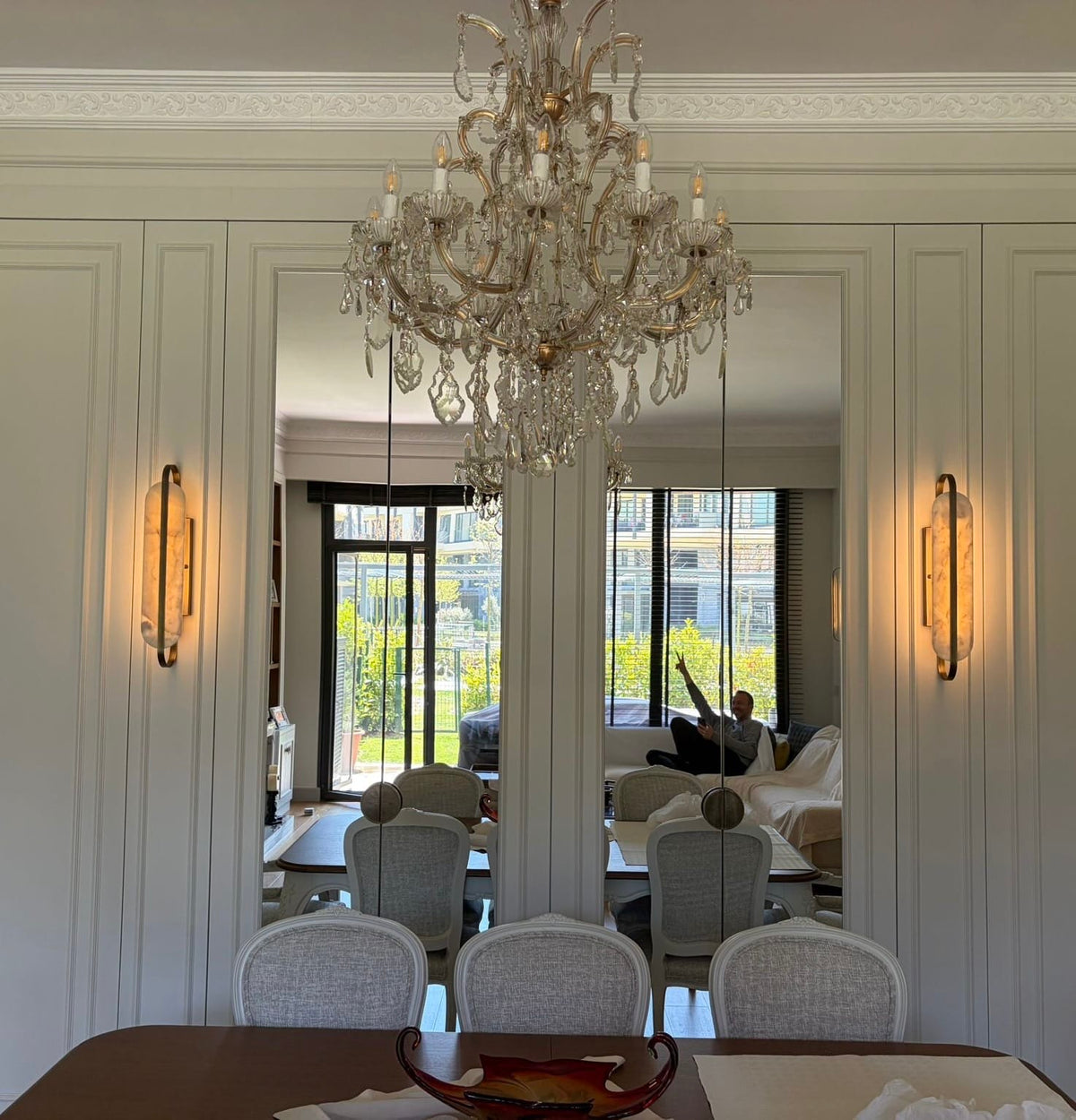 Arel Lighting CREU Marble Sconce