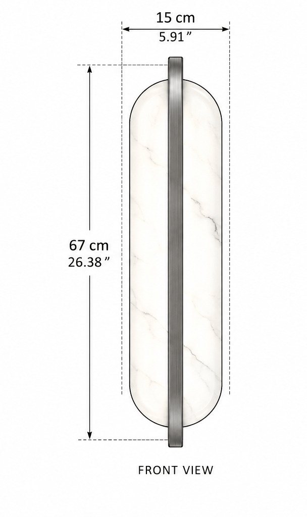 Arel Lighting CREU Marble Sconce