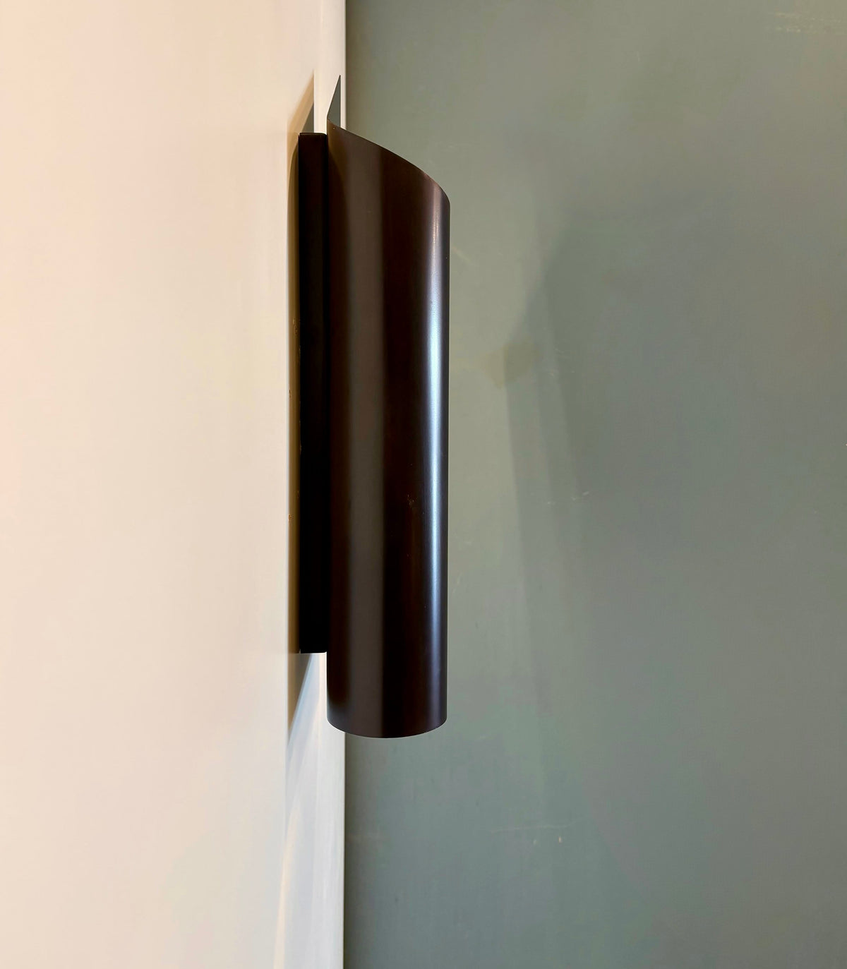 Arel Lighting Dark Antique Brass SABAC Modern Wall Sconce