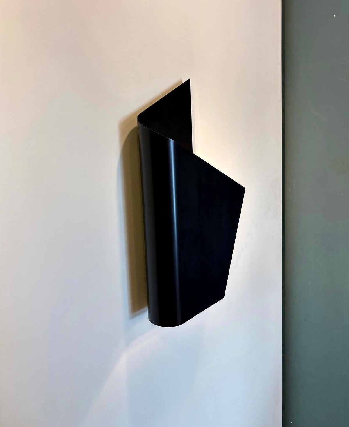 Arel Lighting Dark Antique Brass SABAC Modern Wall Sconce