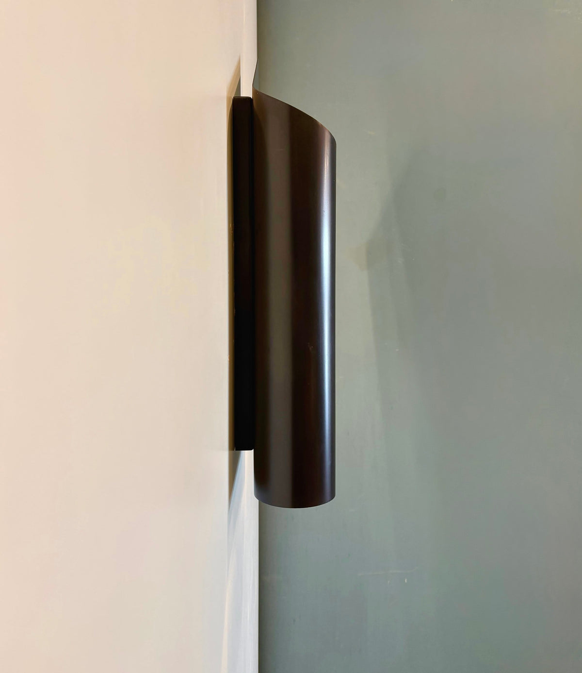Arel Lighting Dark Antique Brass SABAC Modern Wall Sconce