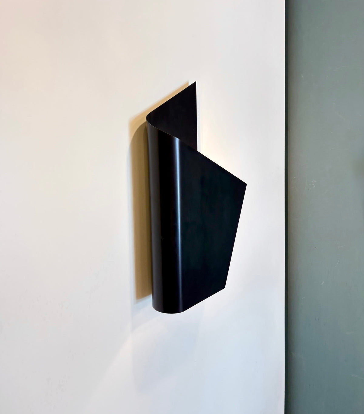 Arel Lighting Dark Antique Brass SABAC Modern Wall Sconce