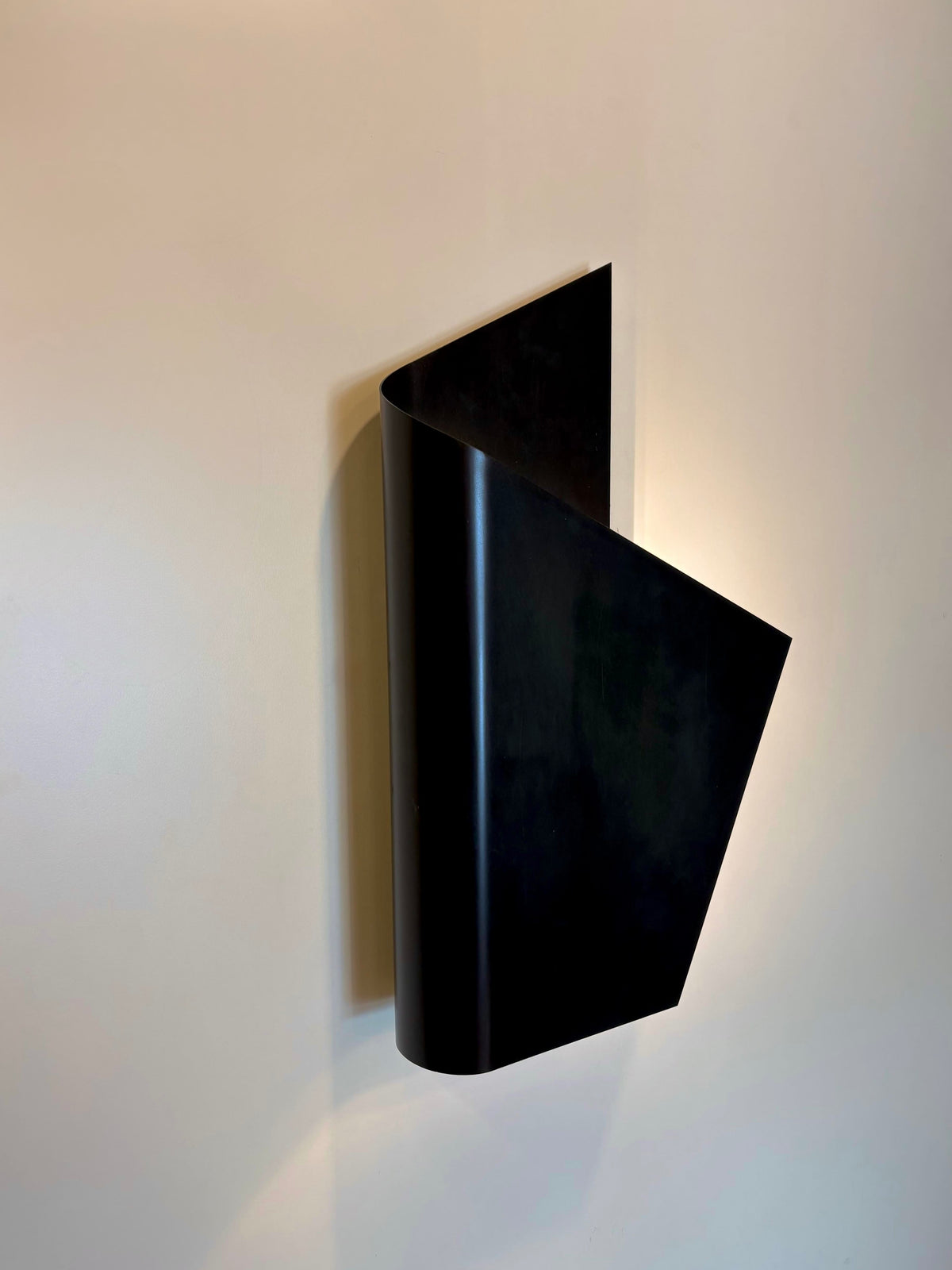 Arel Lighting Dark Antique Brass SABAC Modern Wall Sconce