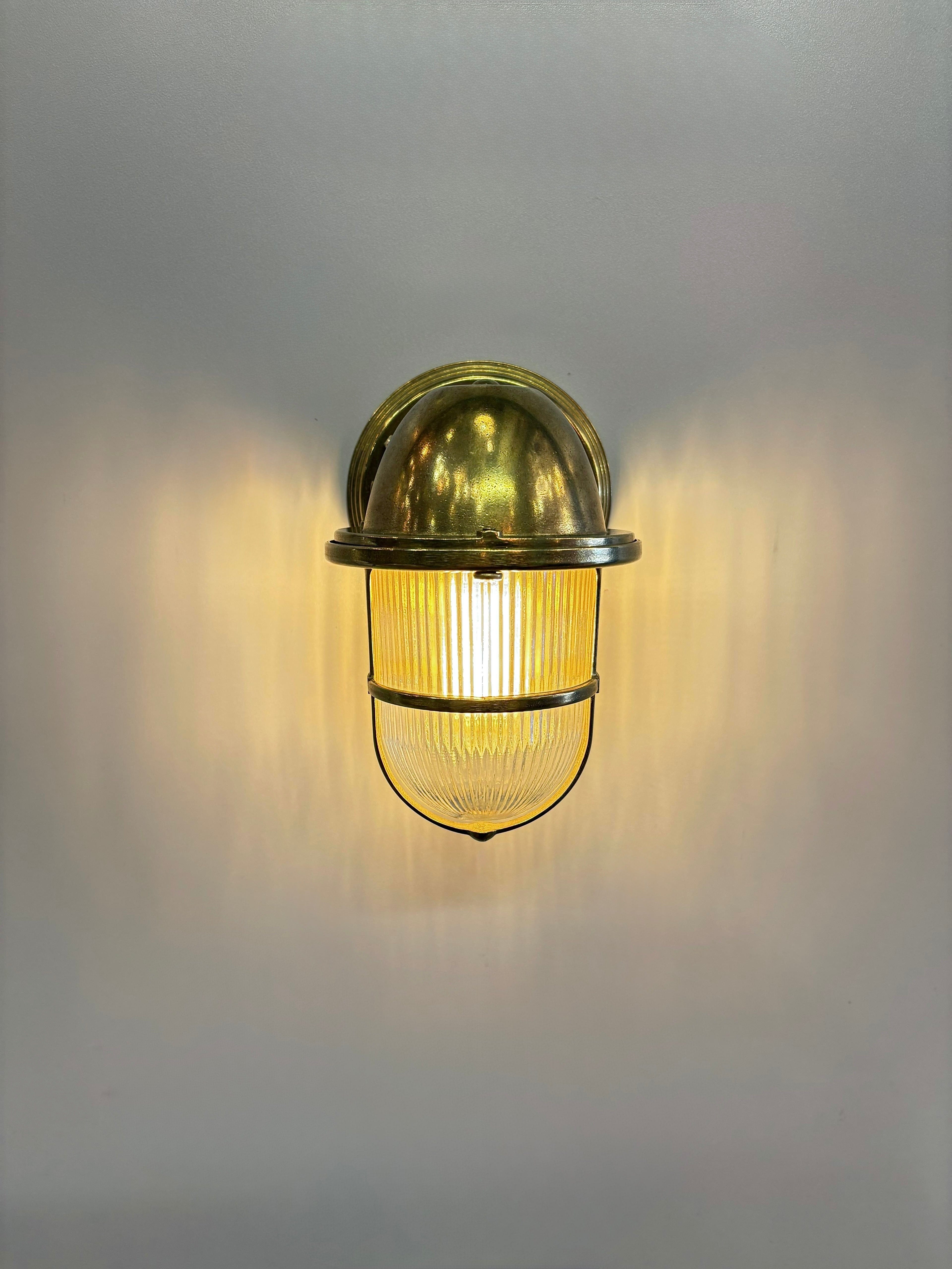 Arel Lighting DELSOL GRANDE CAN Nautical Outdoor Wall Sconce