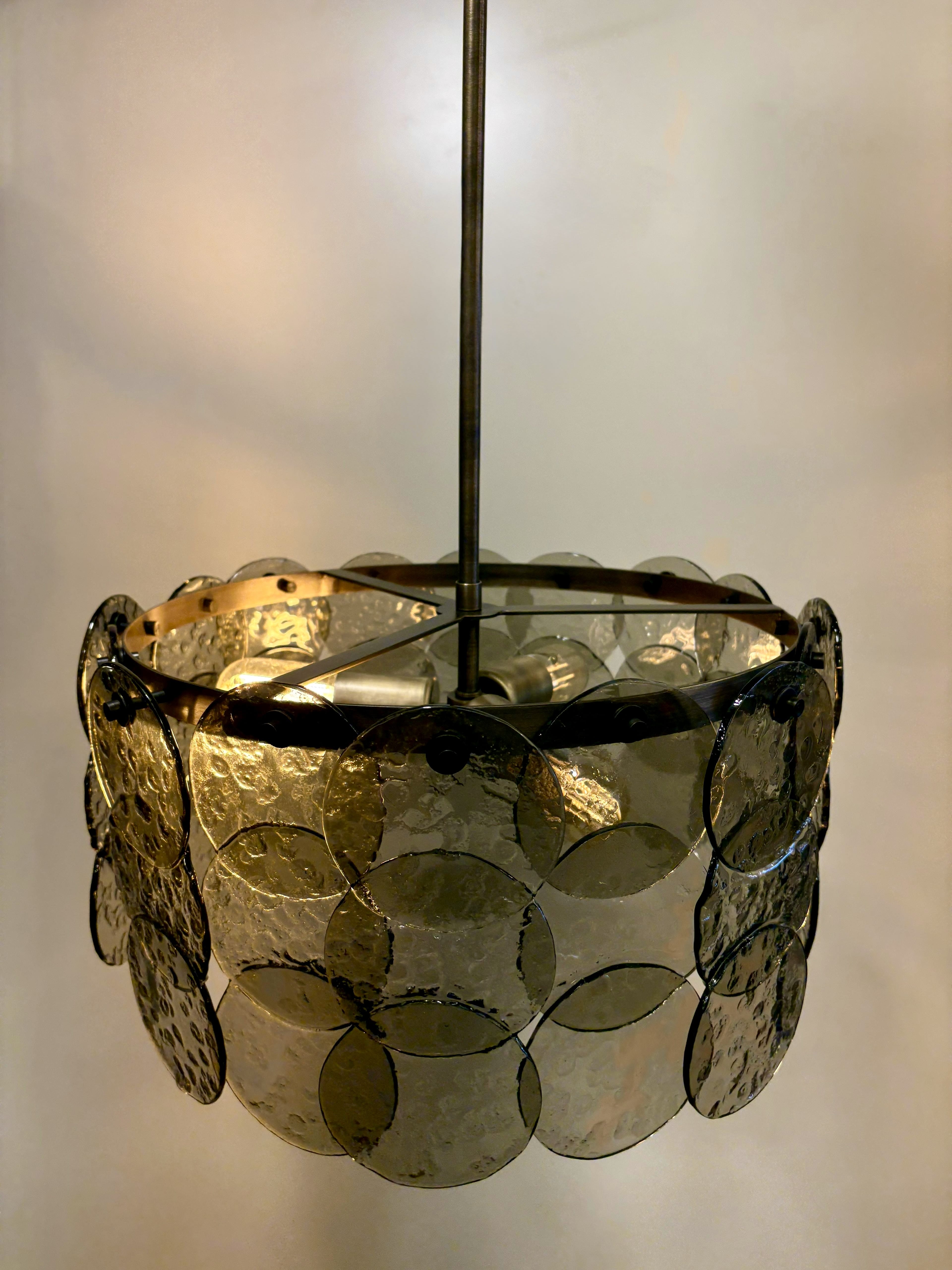 Arel Lighting FEMORE Murano Fusion Glass Chandelier