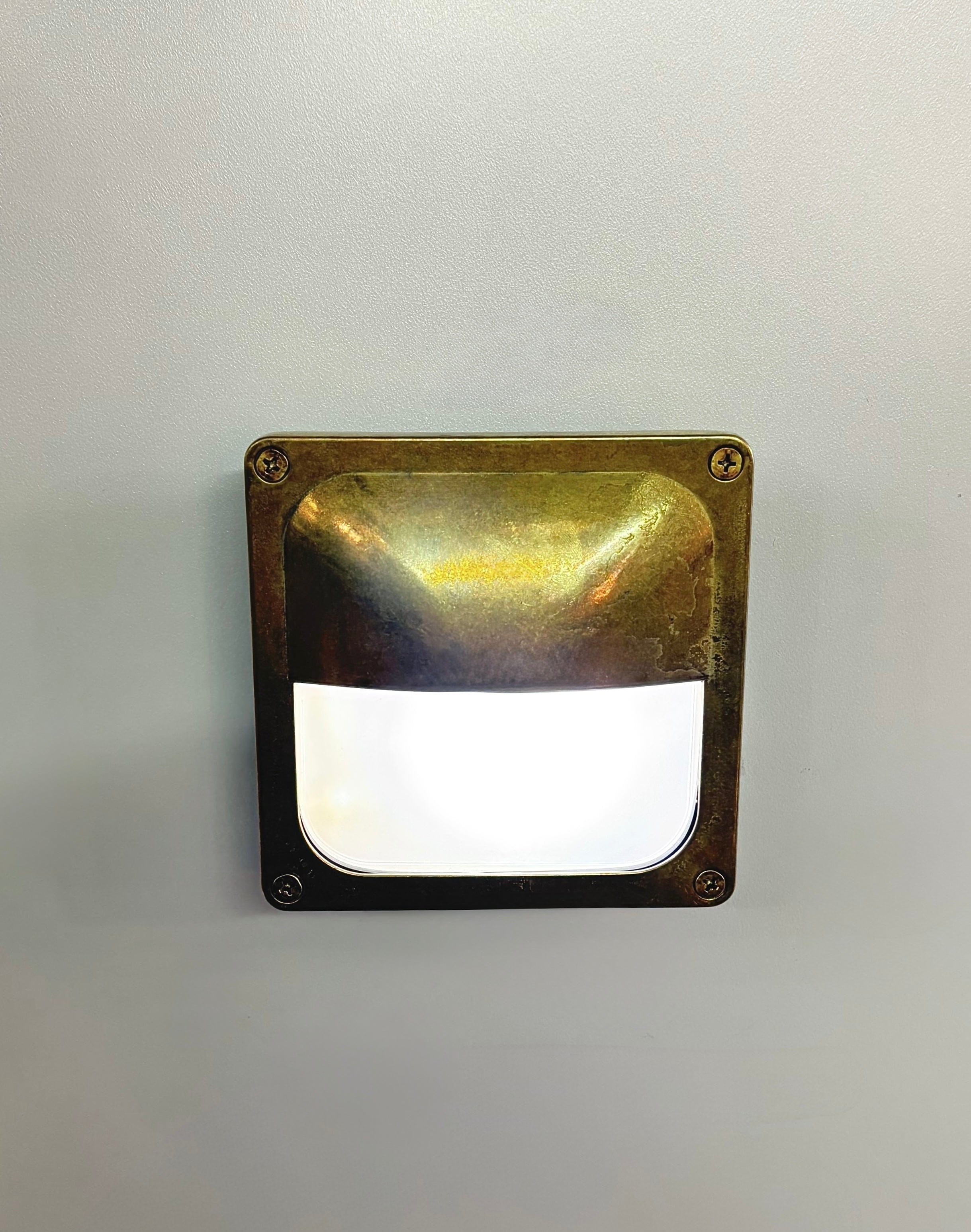 Arel Lighting FILAGA Handmade Brass Nautical Wall Sconce - IP64 Outdoor Light, Maritime Lighting