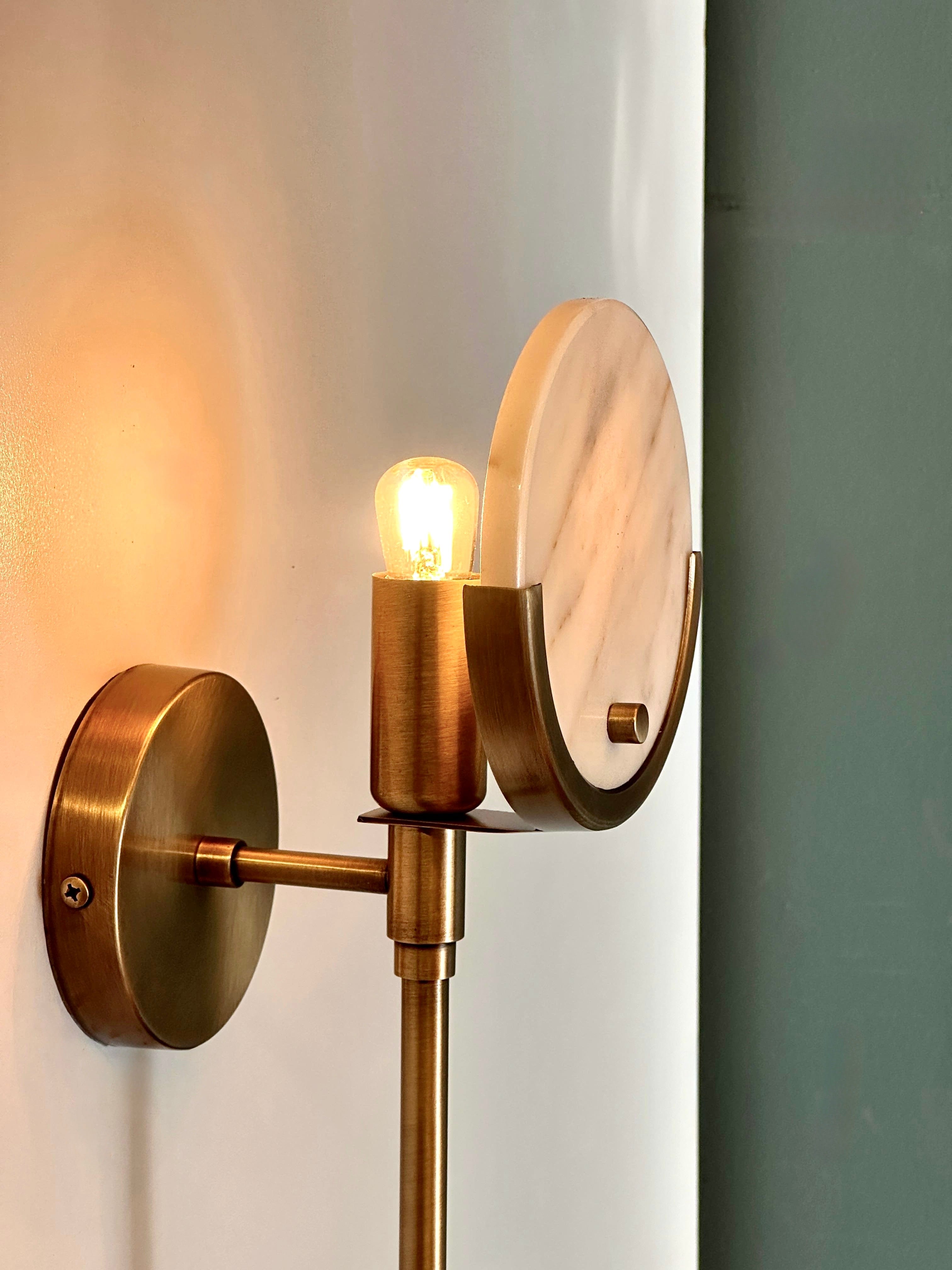 Arel Lighting GAFSA Marble Sconce