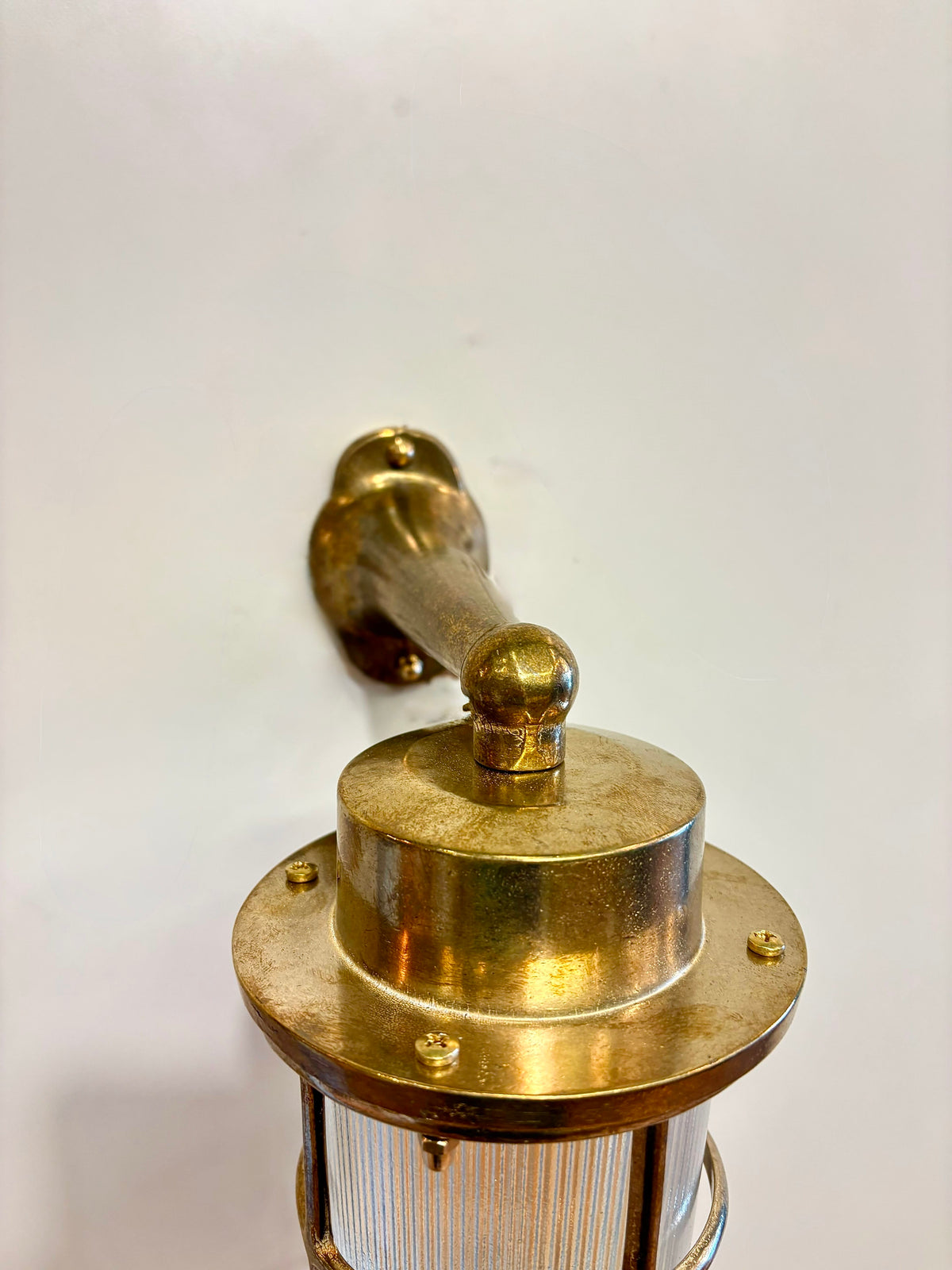 Arel Lighting GRAB Brass Nautical Wall Sconce