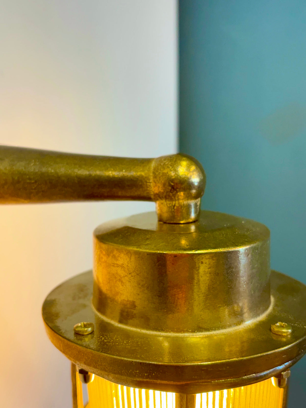 Arel Lighting GRAB Brass Nautical Wall Sconce