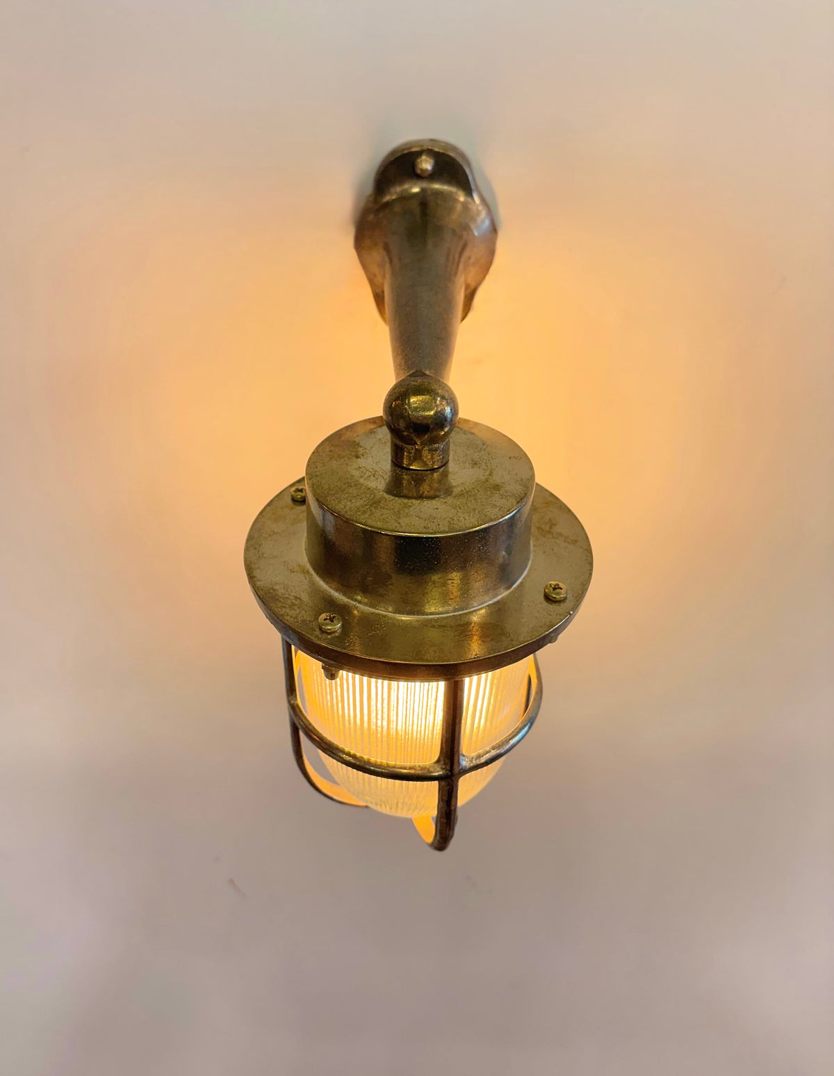 Arel Lighting GRAB Brass Nautical Wall Sconce