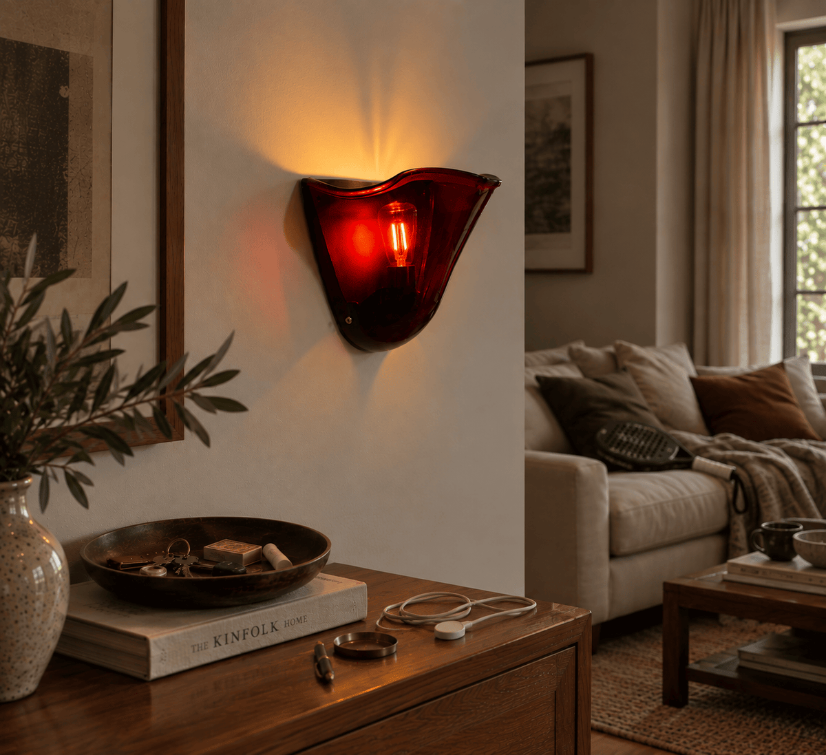 Arel Lighting KRANJ Contemporary Glass Wall Sconce