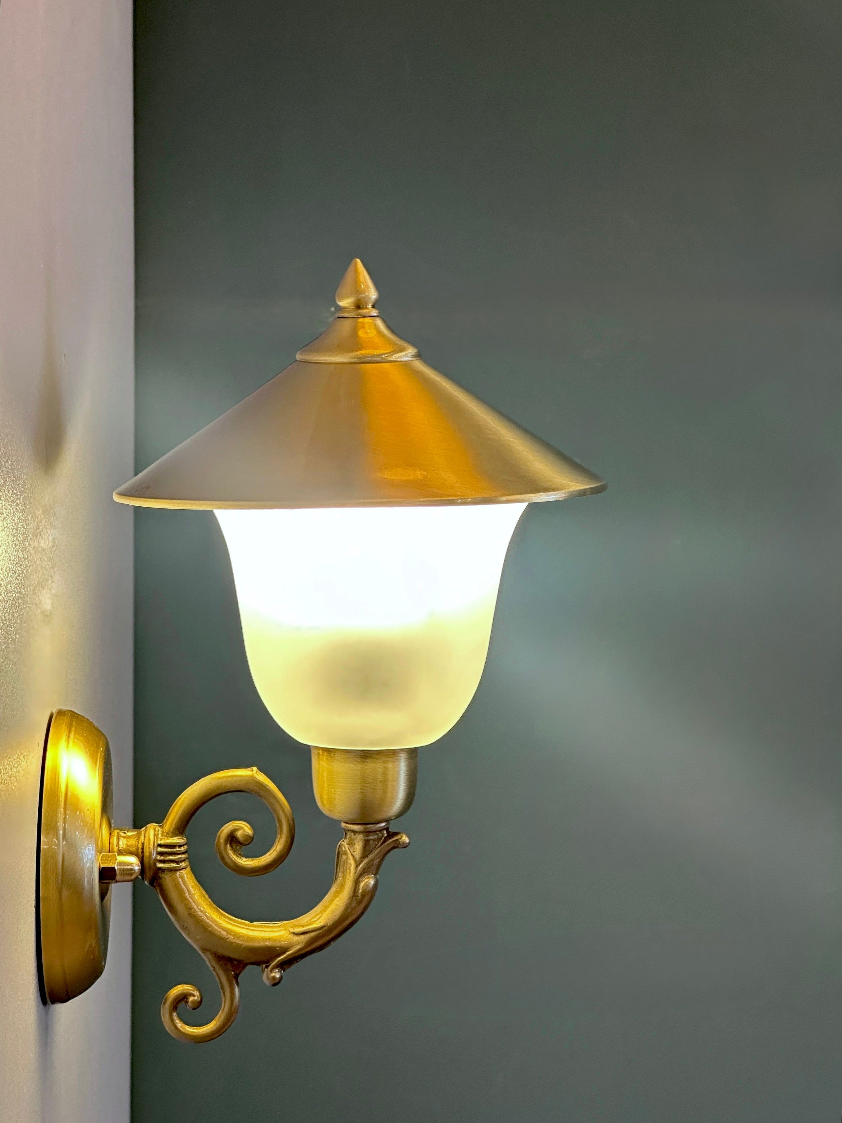 Arel Lighting LASIN Brass Nautical Wall Sconce