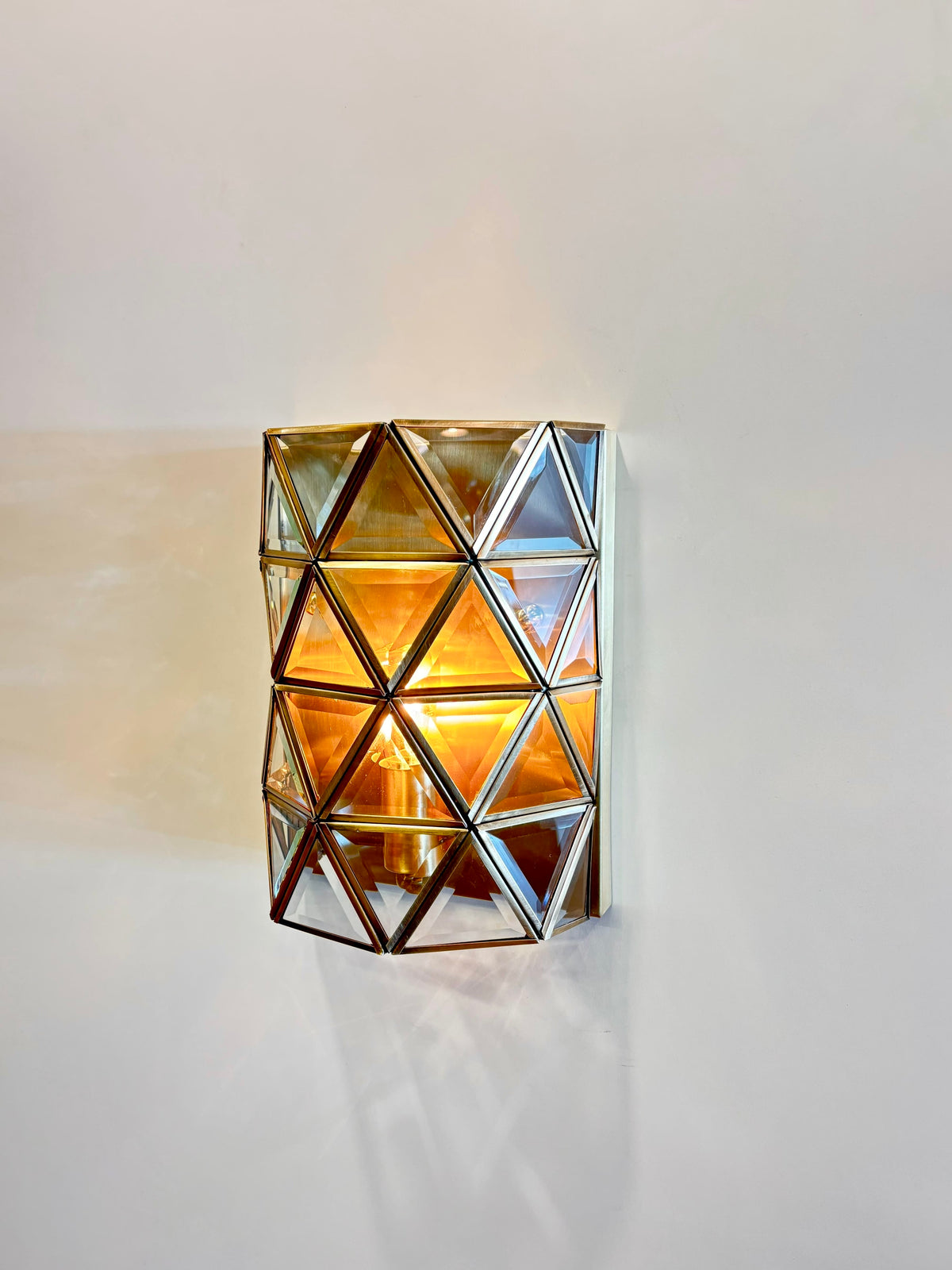 Arel Lighting lighting SPLIT Brass Wall Sconce
