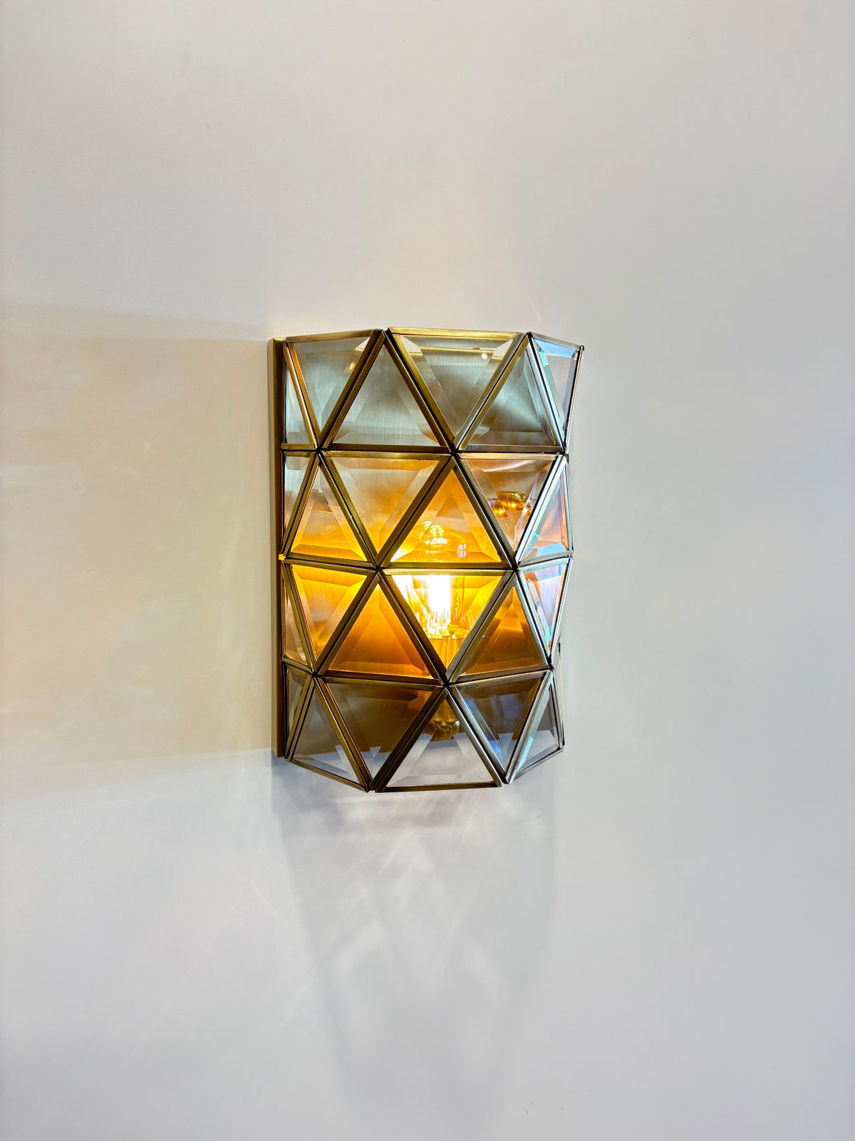 Arel Lighting lighting SPLIT Brass Wall Sconce