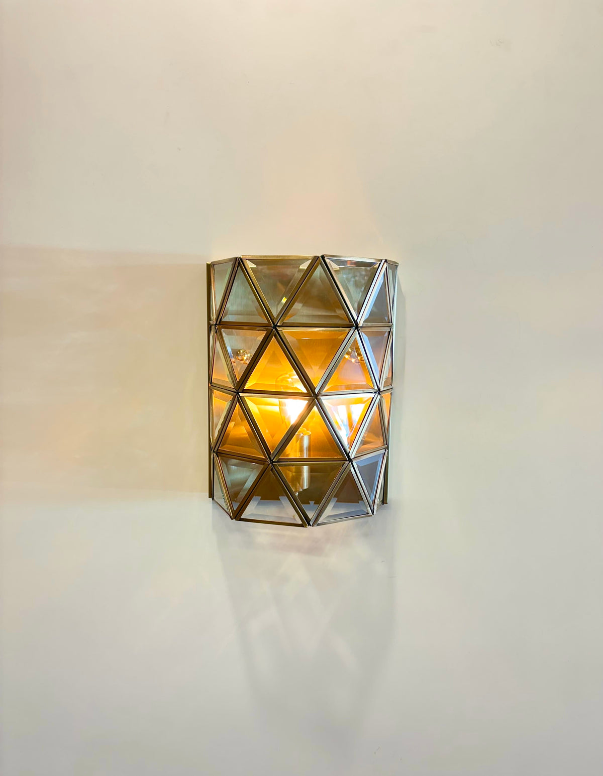 Arel Lighting lighting SPLIT Brass Wall Sconce