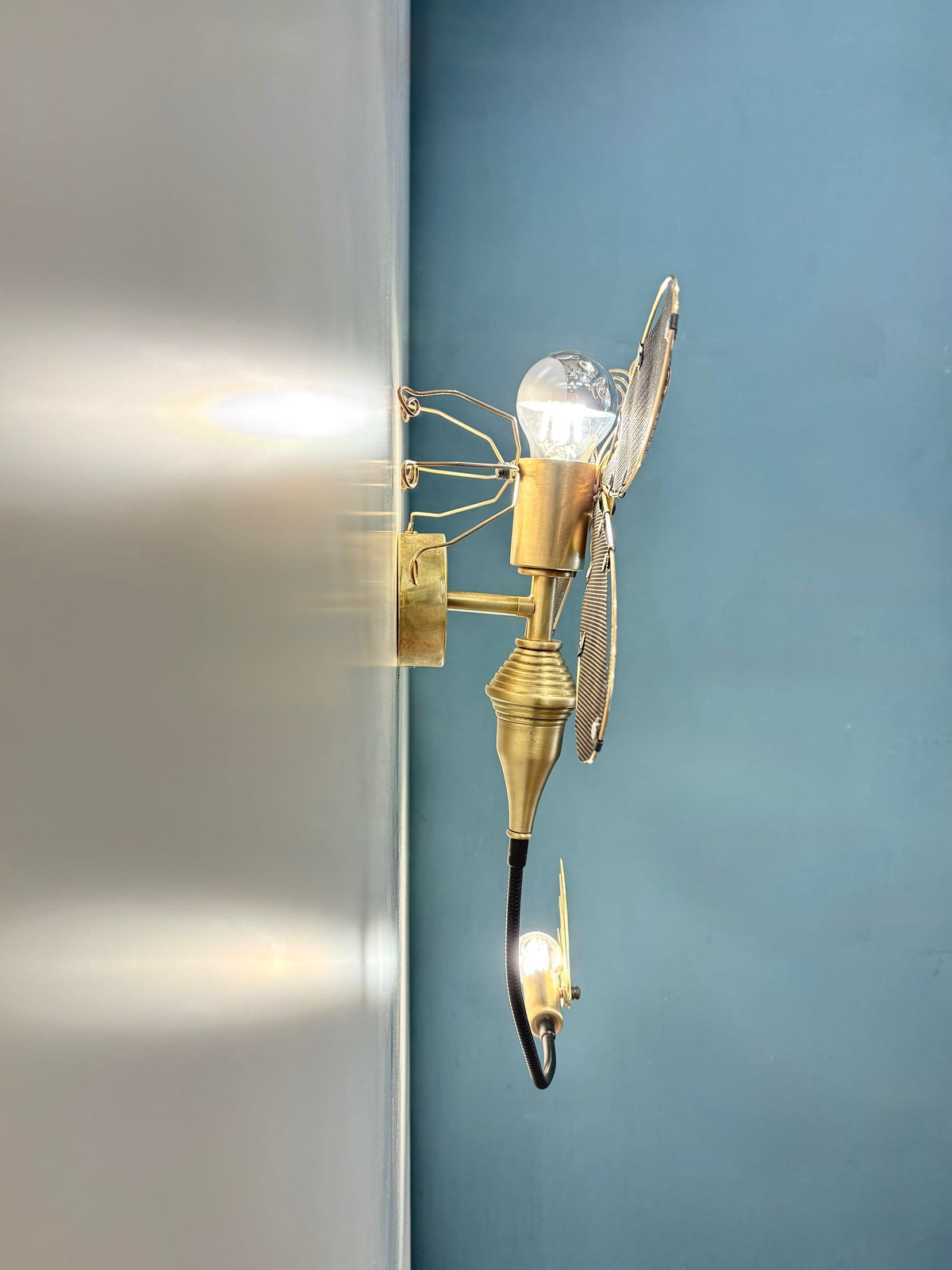 Arel Lighting lighting SUCEEVA Steampunk Dragonfly Wall Sconce