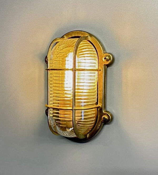 Arel Lighting LIPNO Brass Nautical Wall Sconce