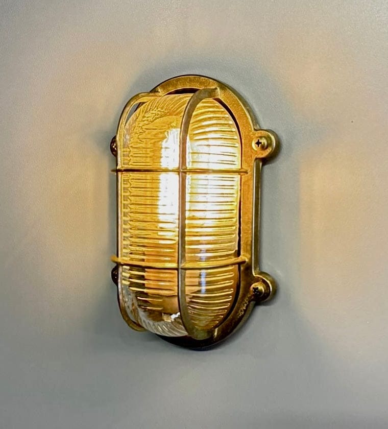 Arel Lighting LIPNO Brass Nautical Wall Sconce