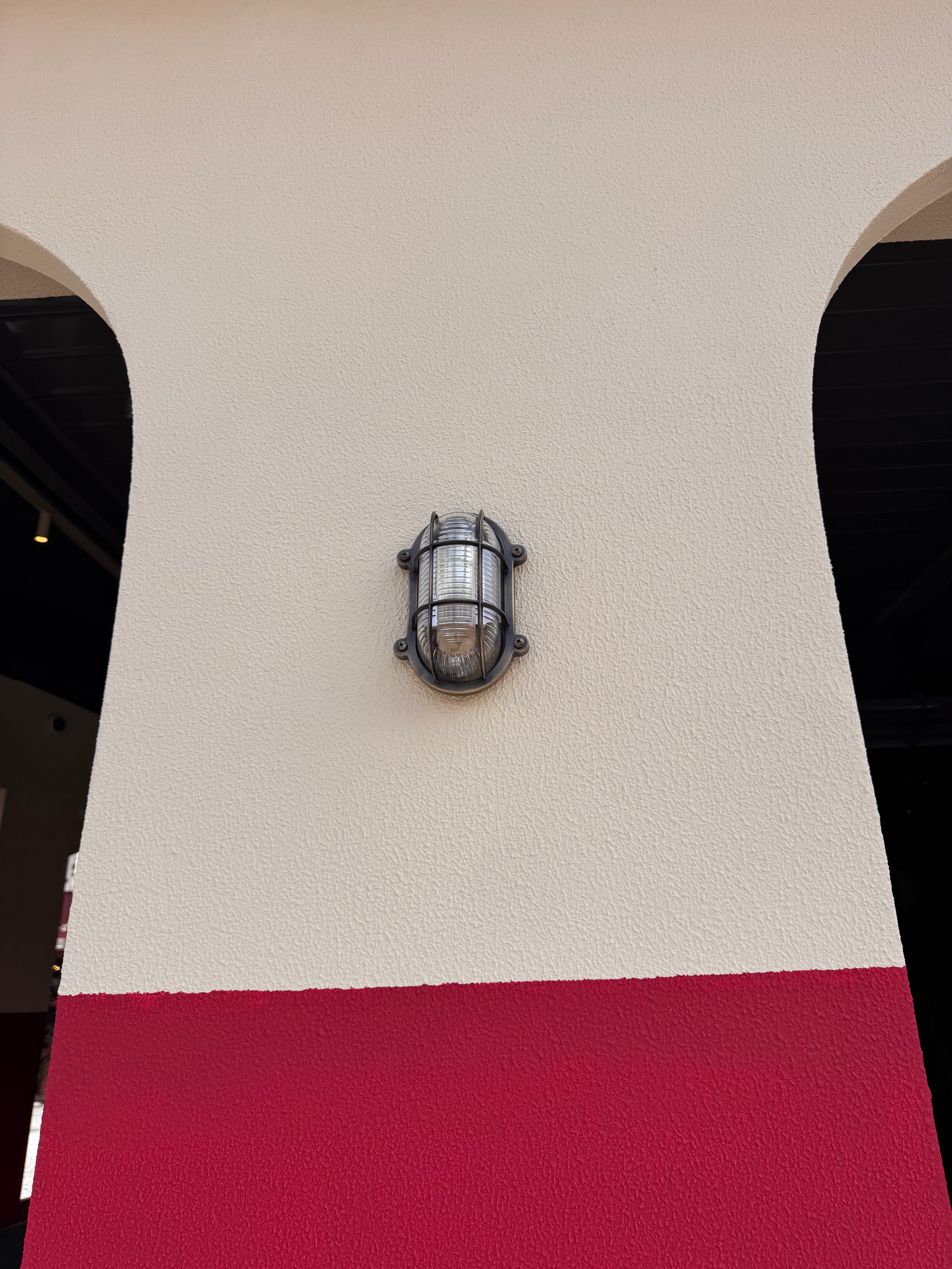 Arel Lighting LIPNO IP44 Brass Nautical Wall Sconce