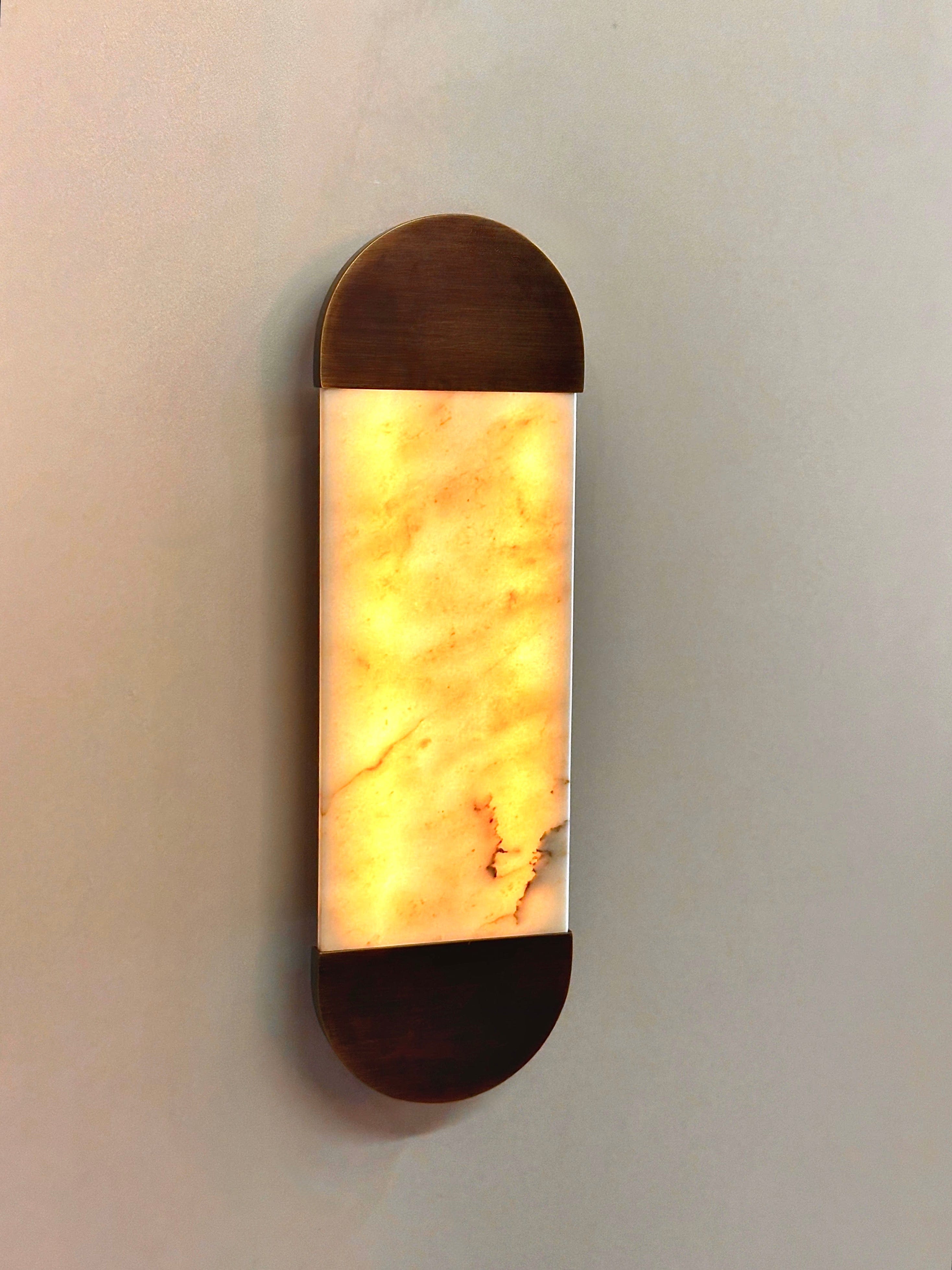 Arel Lighting MENDE Marble Sconce