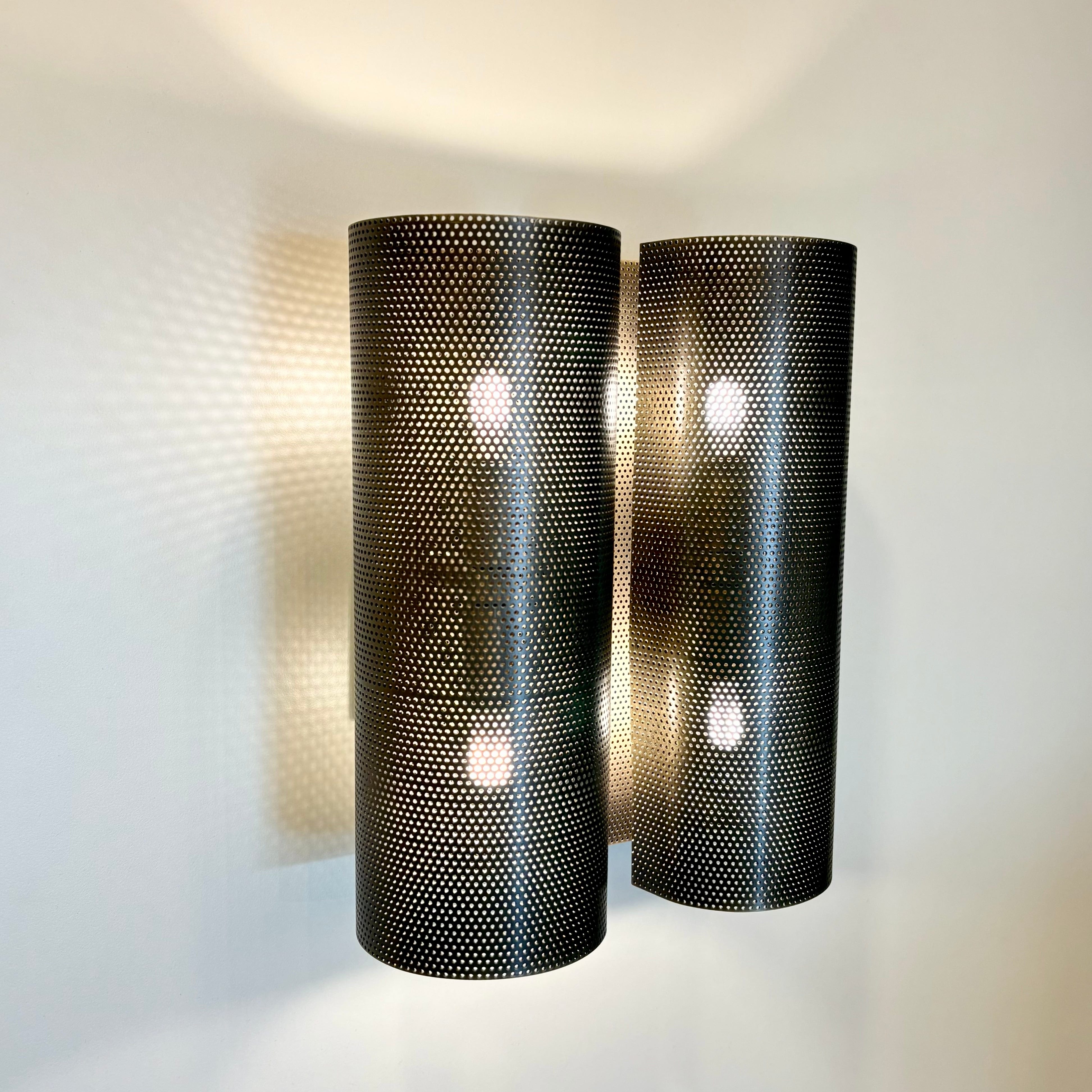 Arel Lighting MONTESA Modern Perforated Metal Wall Sconce