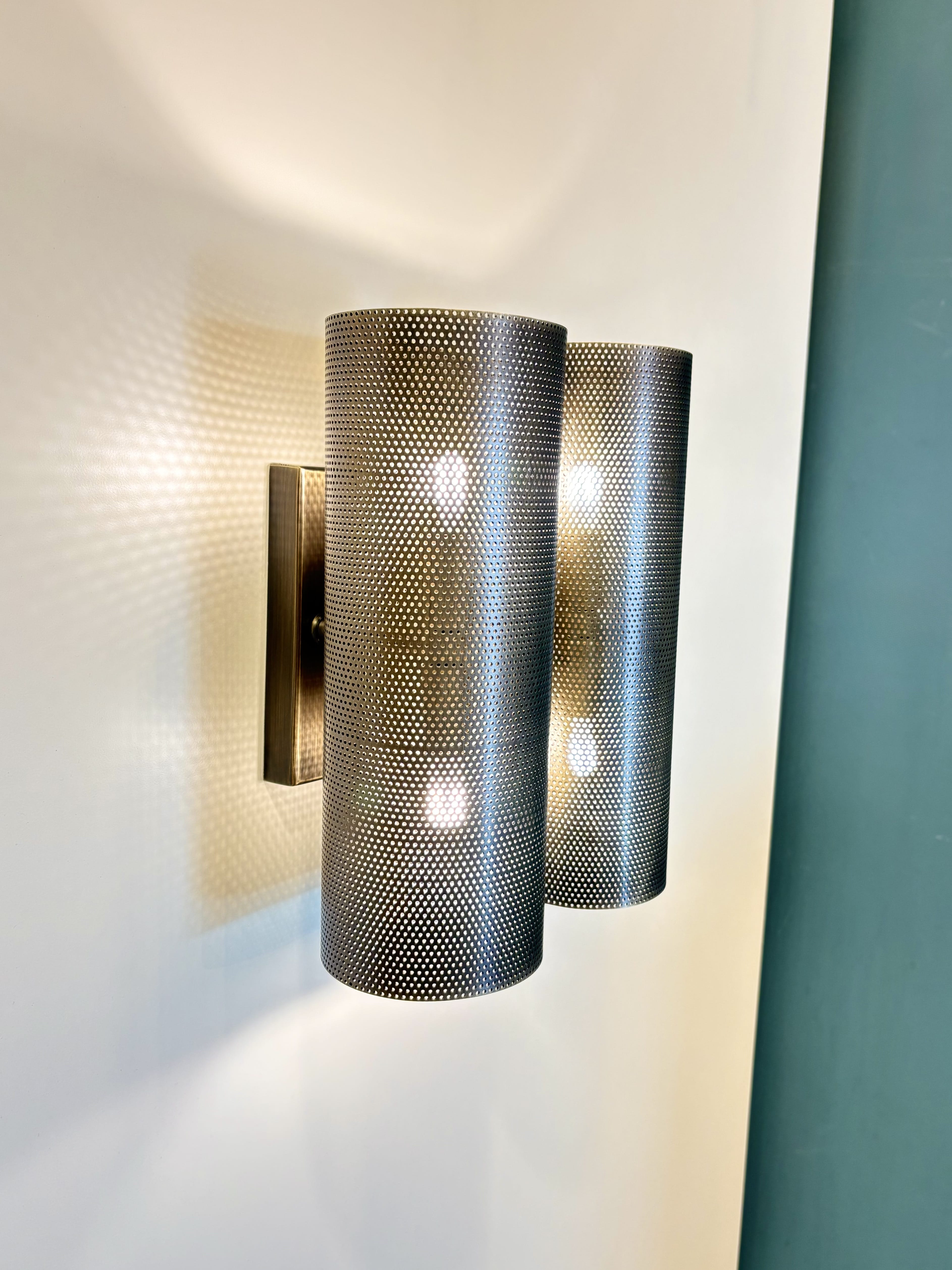 Arel Lighting MONTESA Modern Perforated Metal Wall Sconce