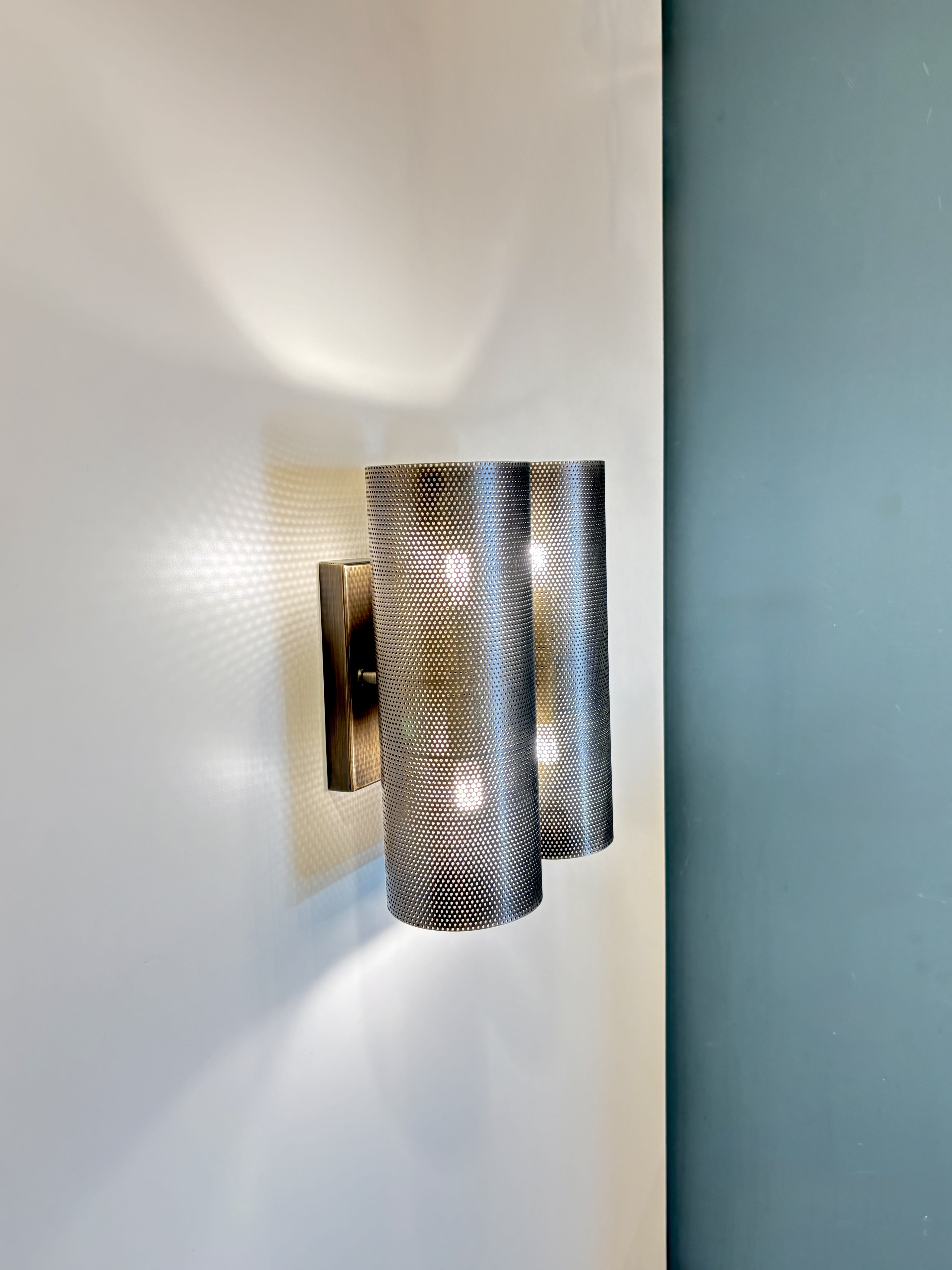 Arel Lighting MONTESA Modern Perforated Metal Wall Sconce