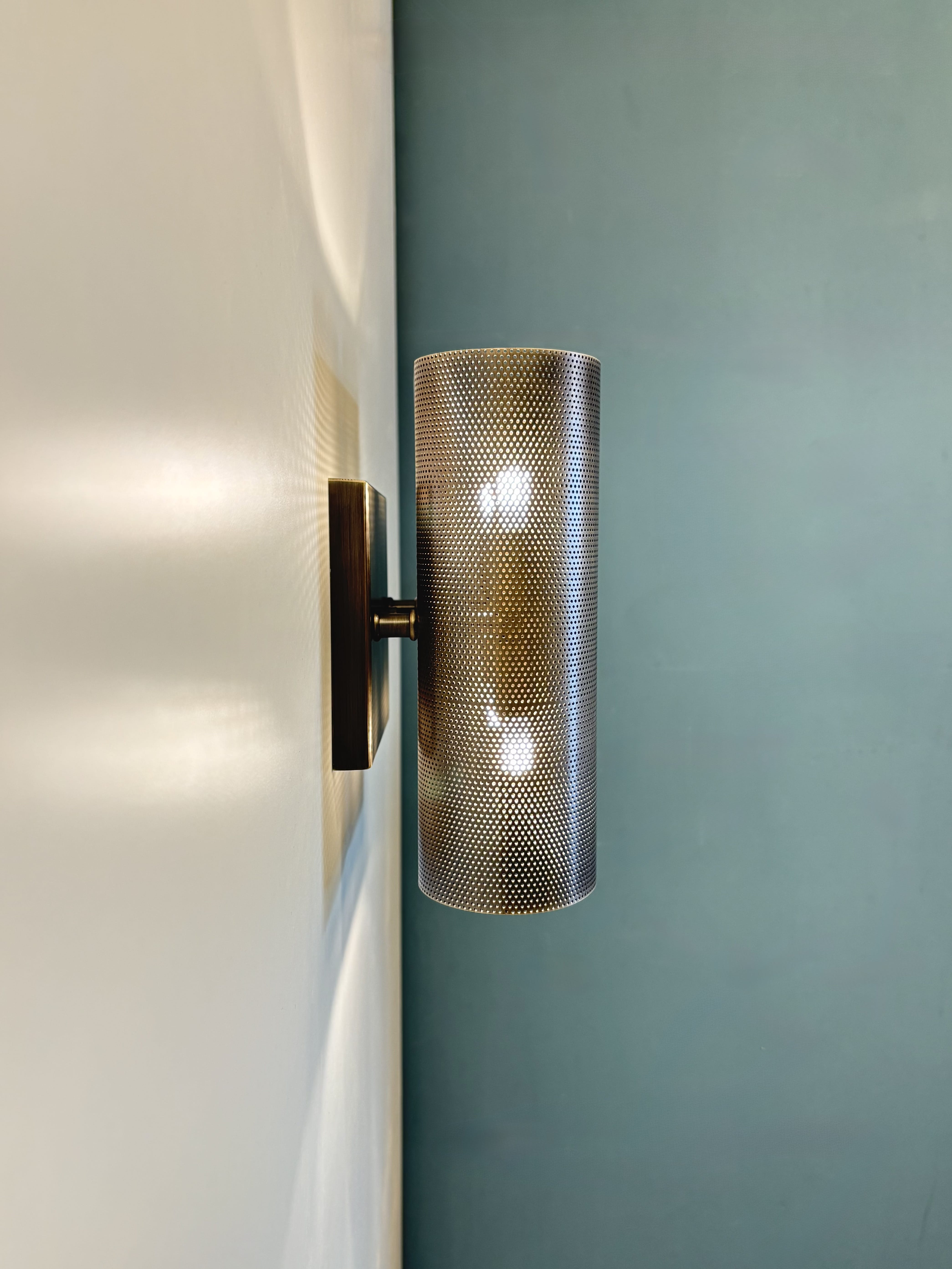 Arel Lighting MONTESA Modern Perforated Metal Wall Sconce