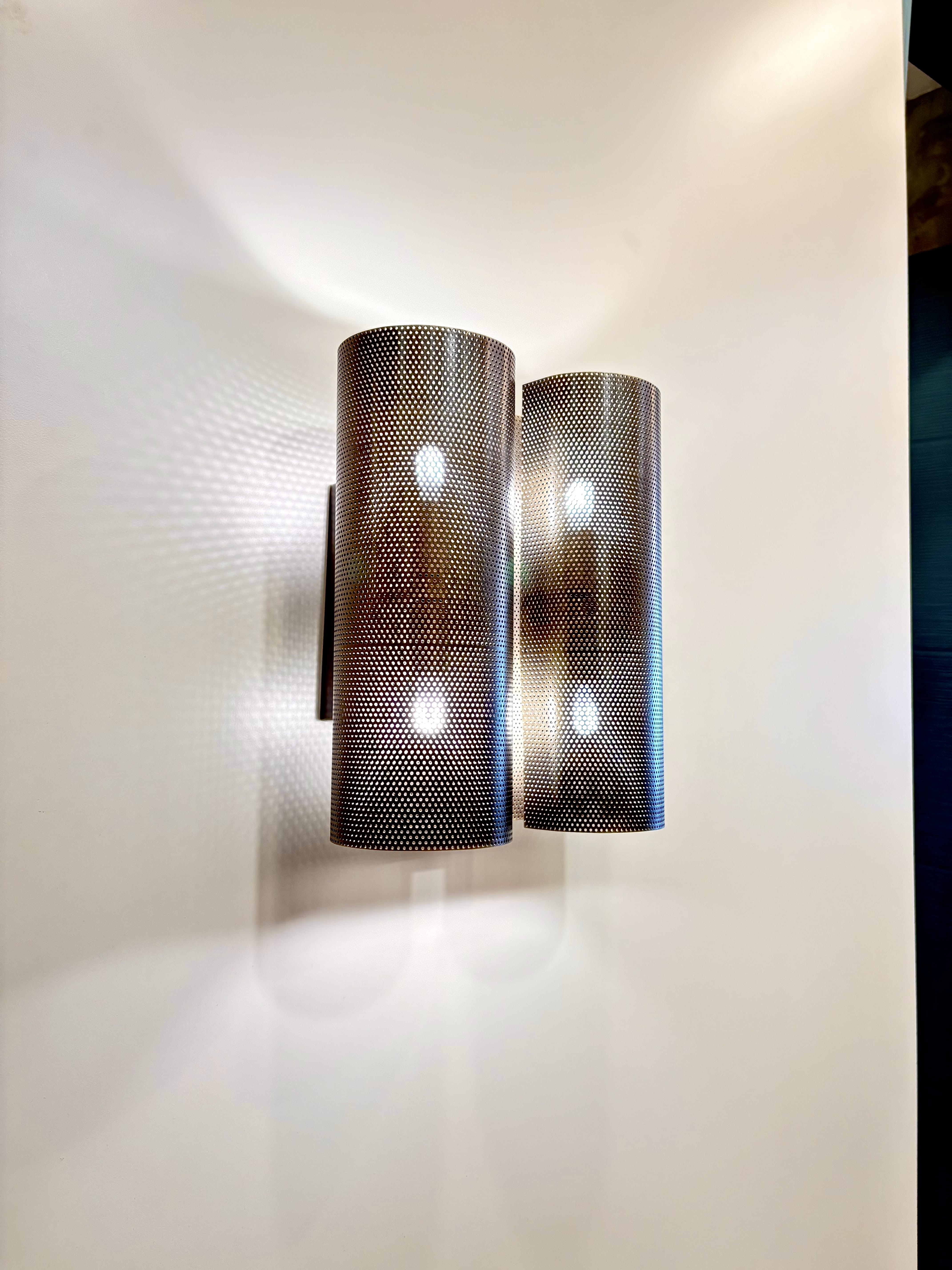 Arel Lighting MONTESA Modern Perforated Metal Wall Sconce
