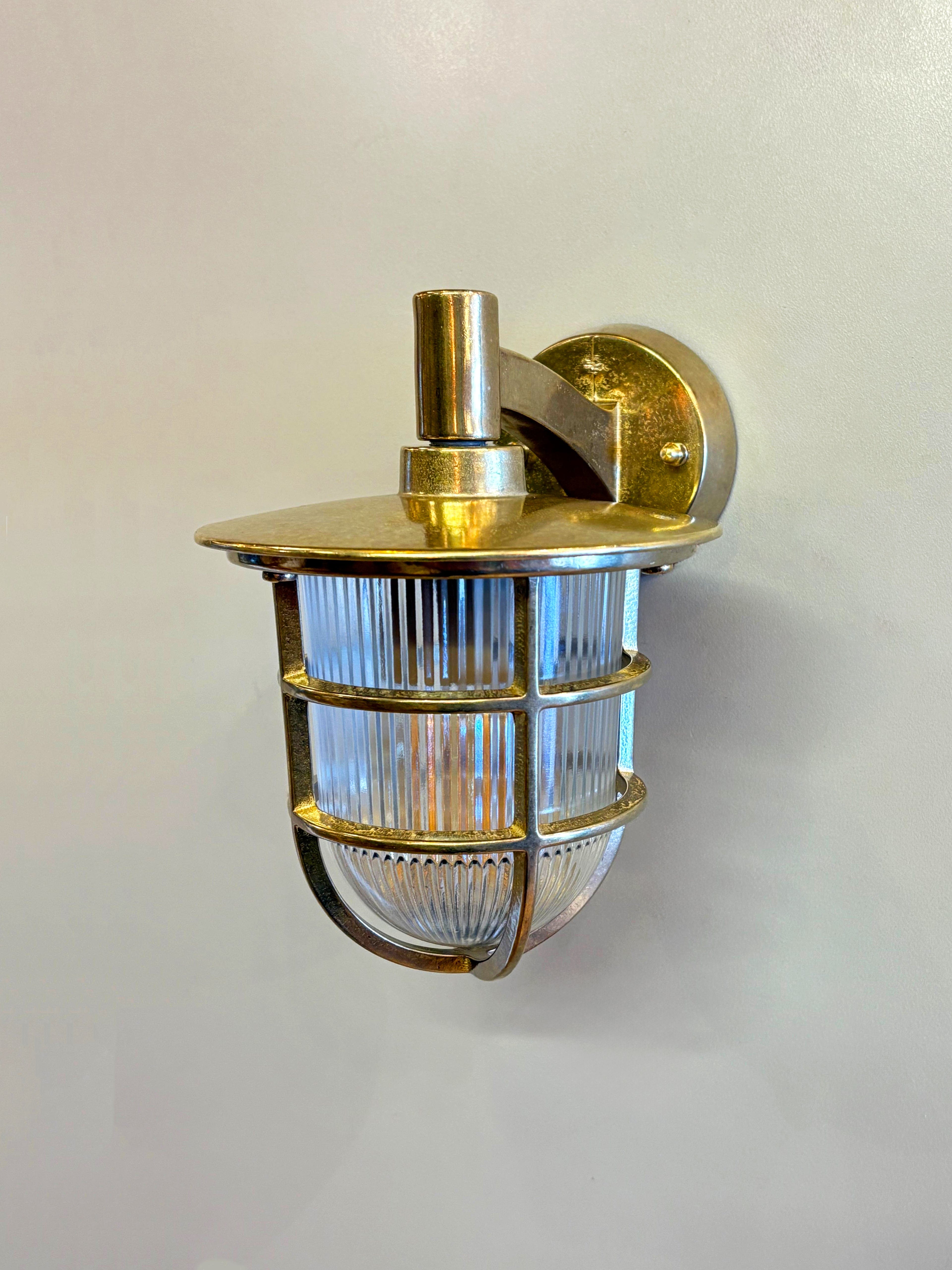 Arel Lighting NOVI Outdoor Brass Casting Wall Sconce