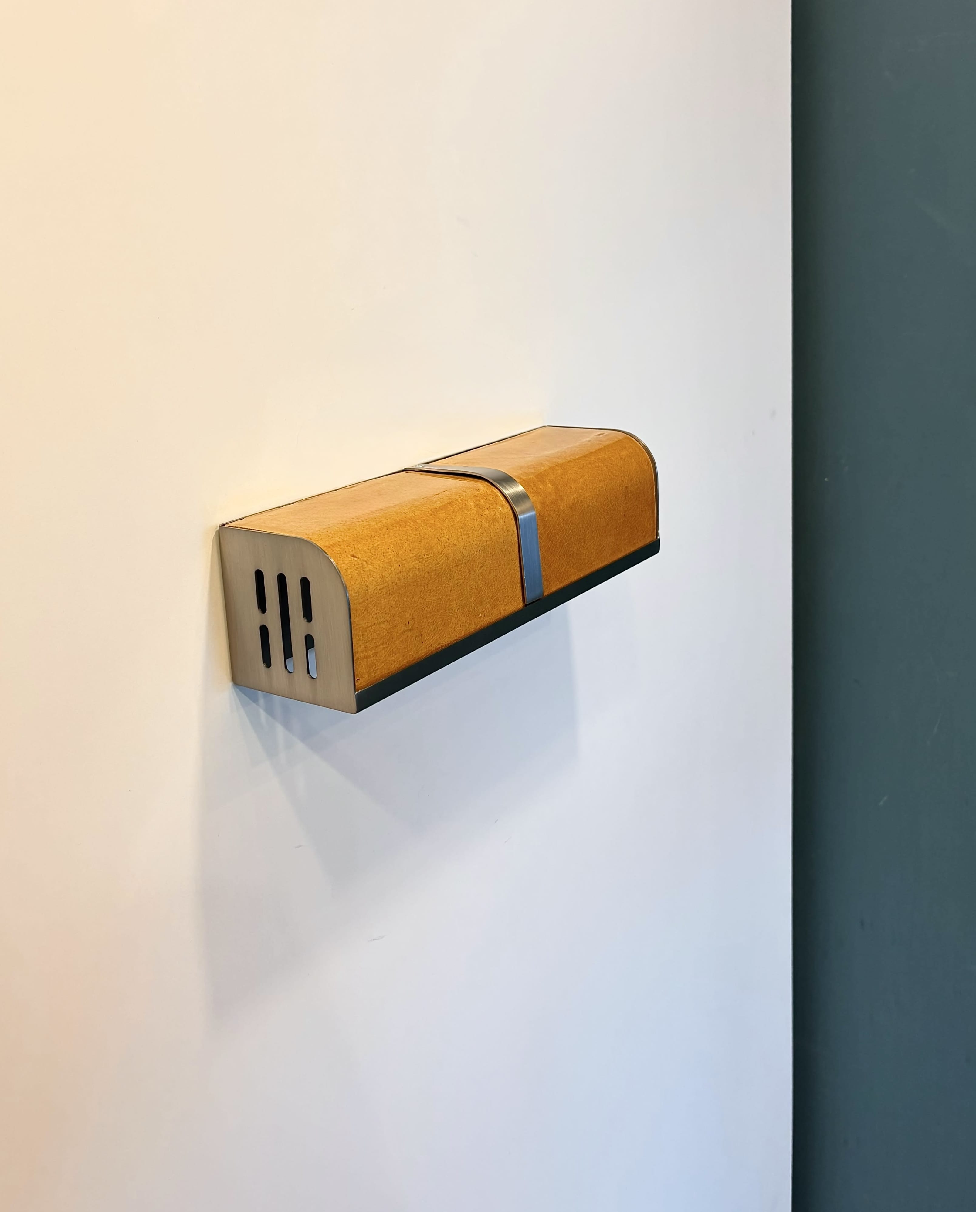 Arel Lighting PRAZZO Double Handmade Amber Ceramic Wall Sconce