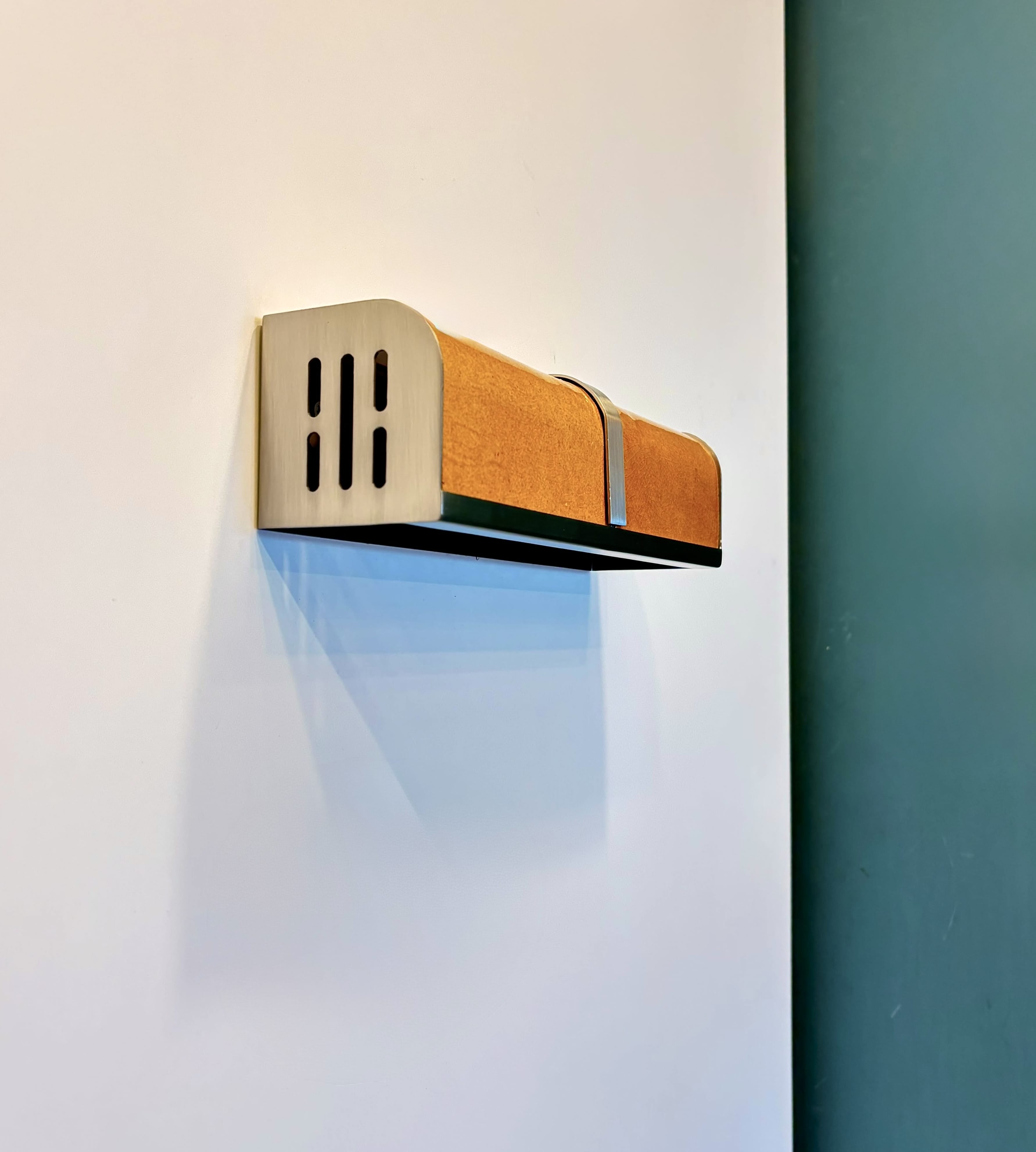 Arel Lighting PRAZZO Double Handmade Amber Ceramic Wall Sconce