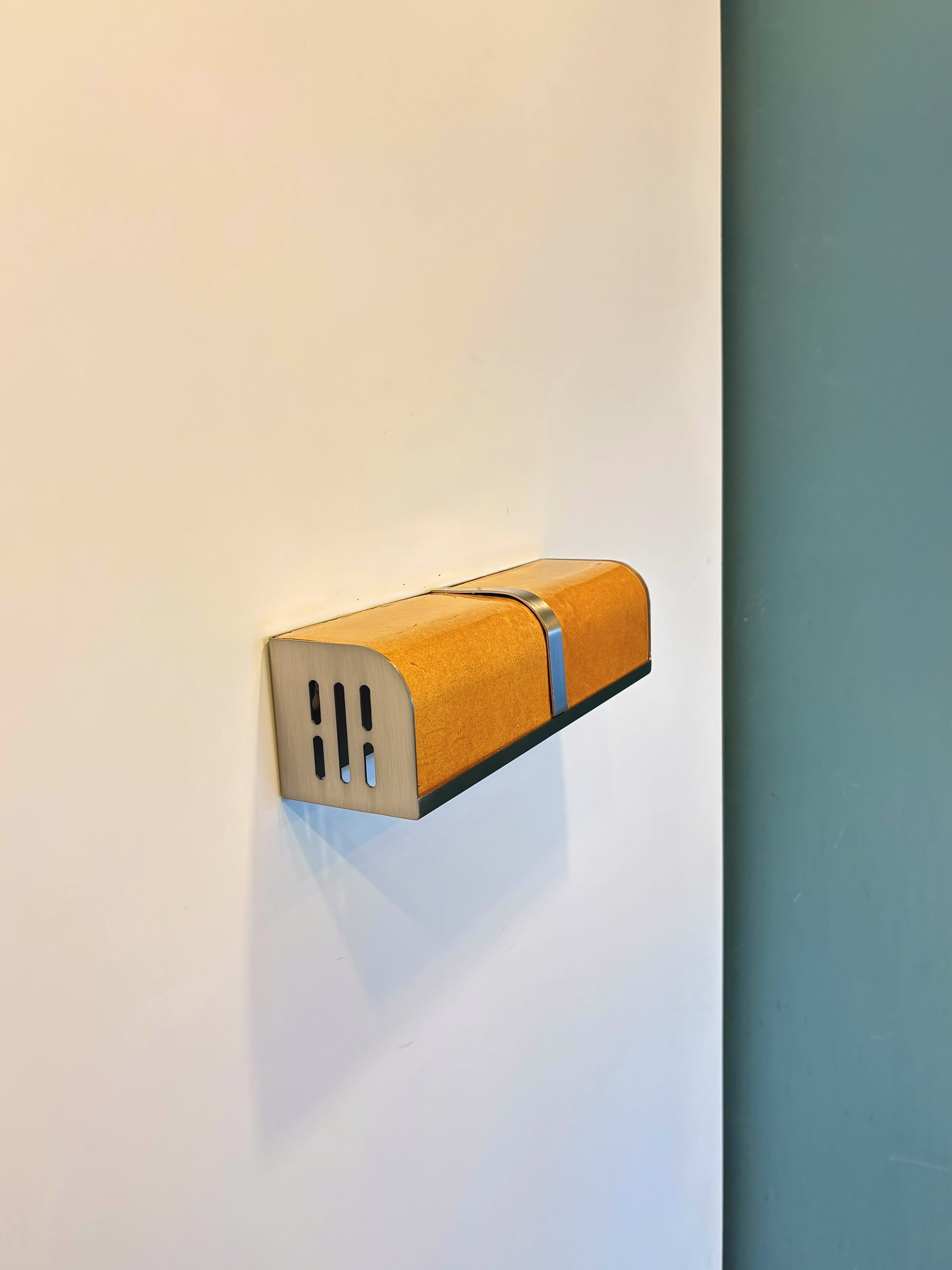 Arel Lighting PRAZZO Double Handmade Amber Ceramic Wall Sconce