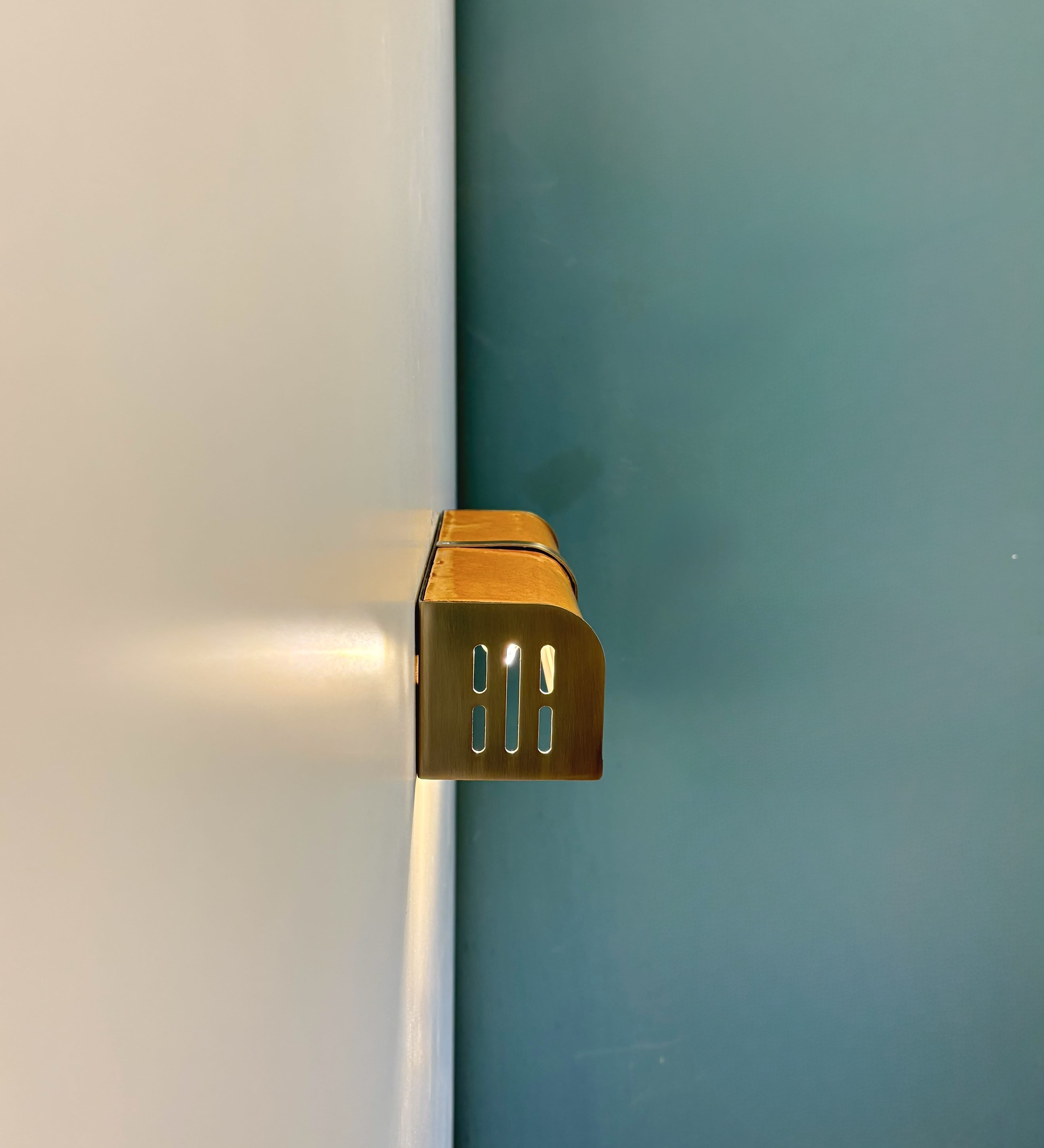 Arel Lighting PRAZZO Double Handmade Amber Ceramic Wall Sconce