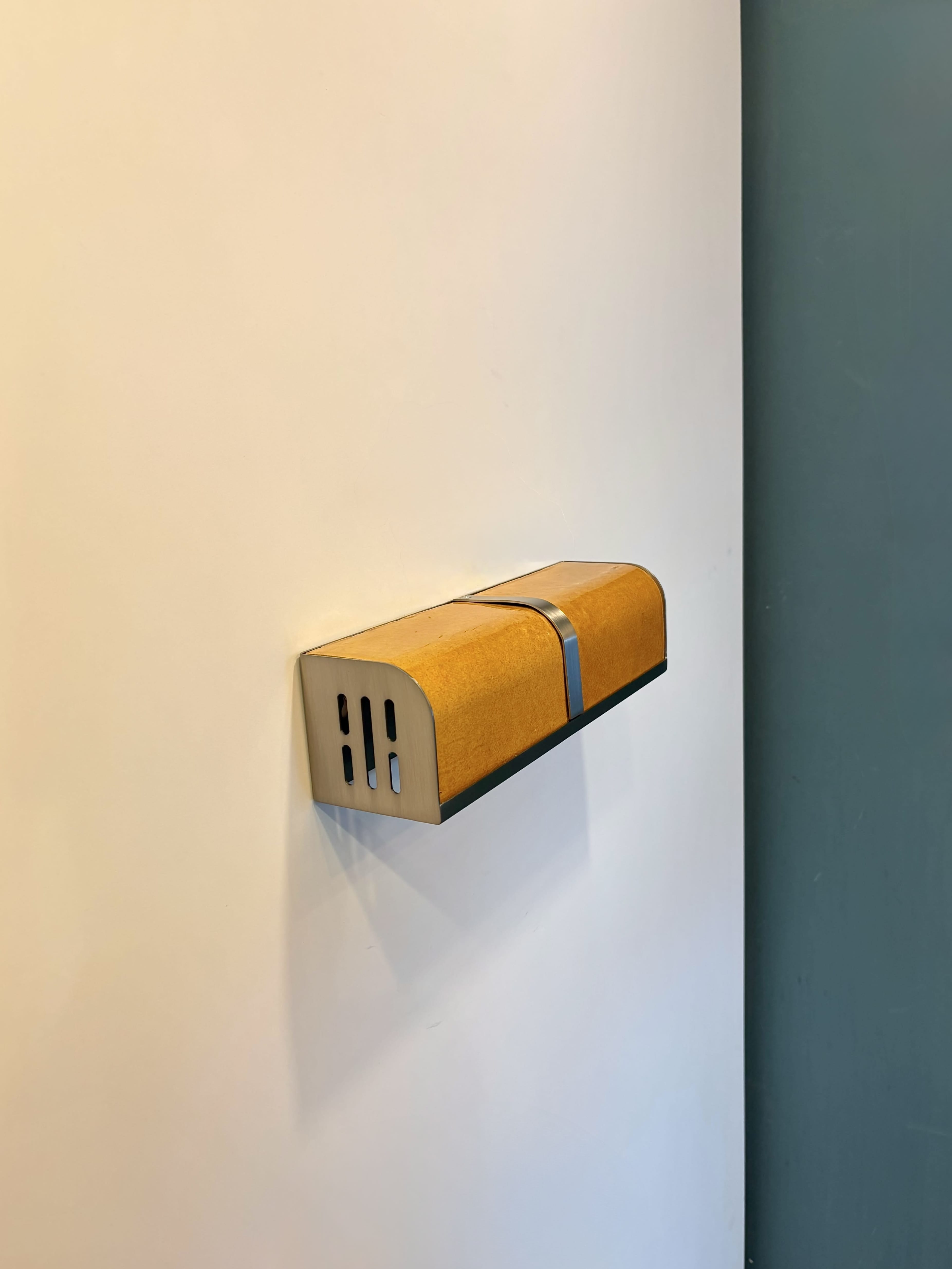 Arel Lighting PRAZZO Double Handmade Amber Ceramic Wall Sconce