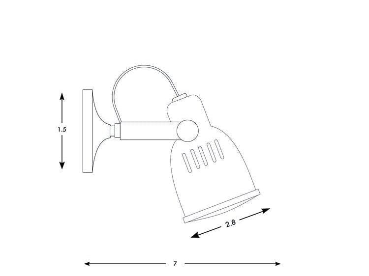 Arel Lighting QUNTA Brass Wall Sconce