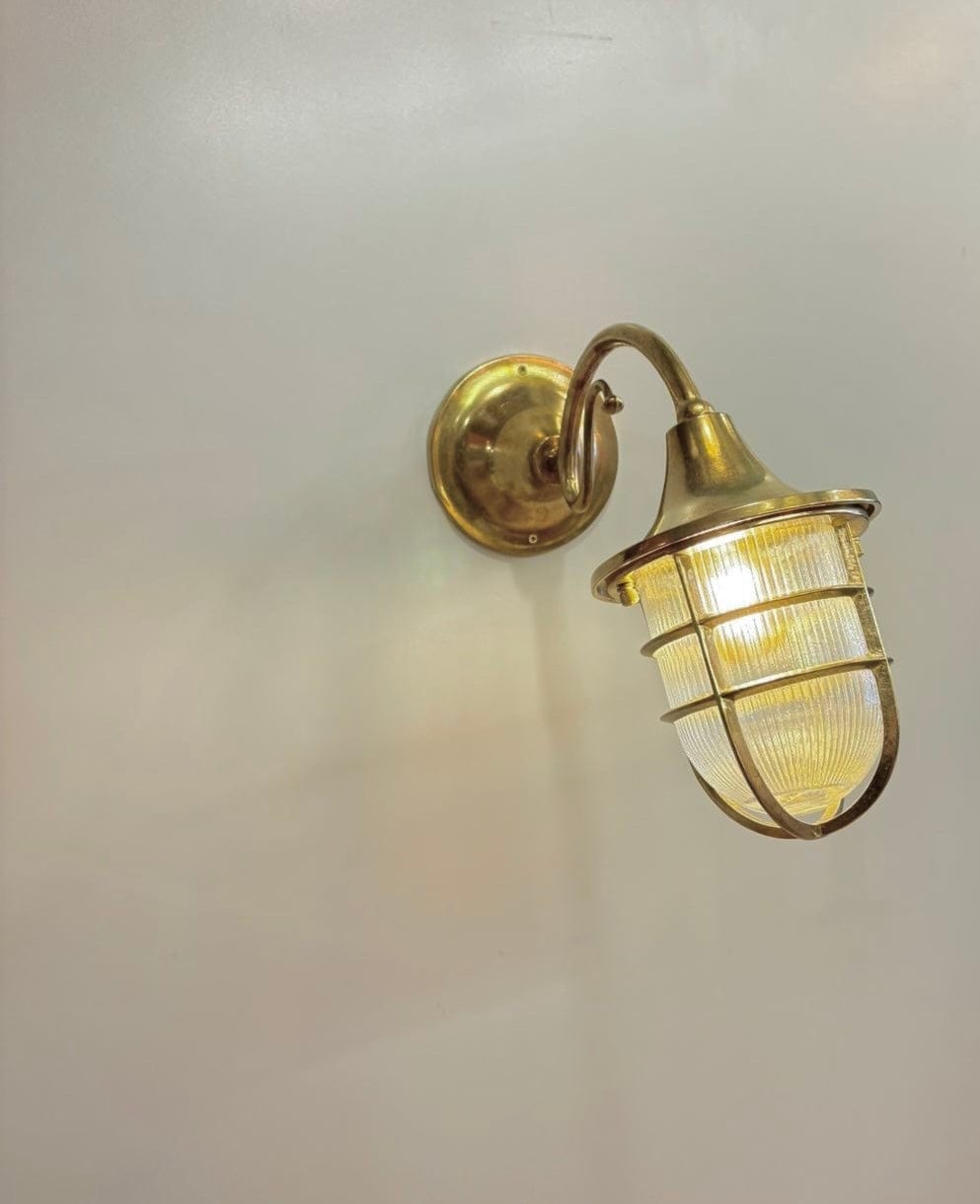 Arel Lighting RYBNO Brass Nautical Wall Sconce