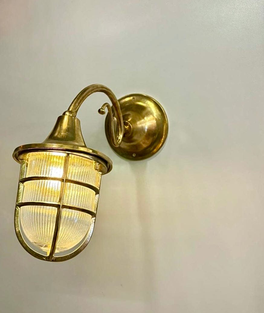 Arel Lighting RYBNO Brass Nautical Wall Sconce