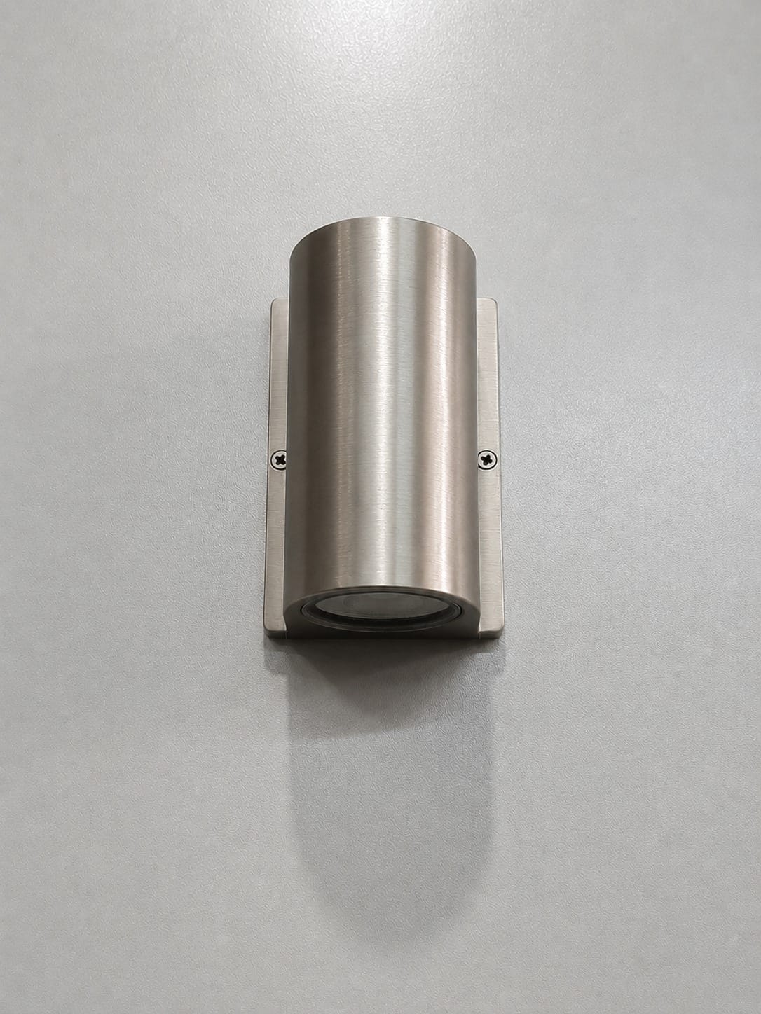 Arel Lighting Satin Nickel LIDAR Outdoor Brass Casting Up/Down Wall Sconce
