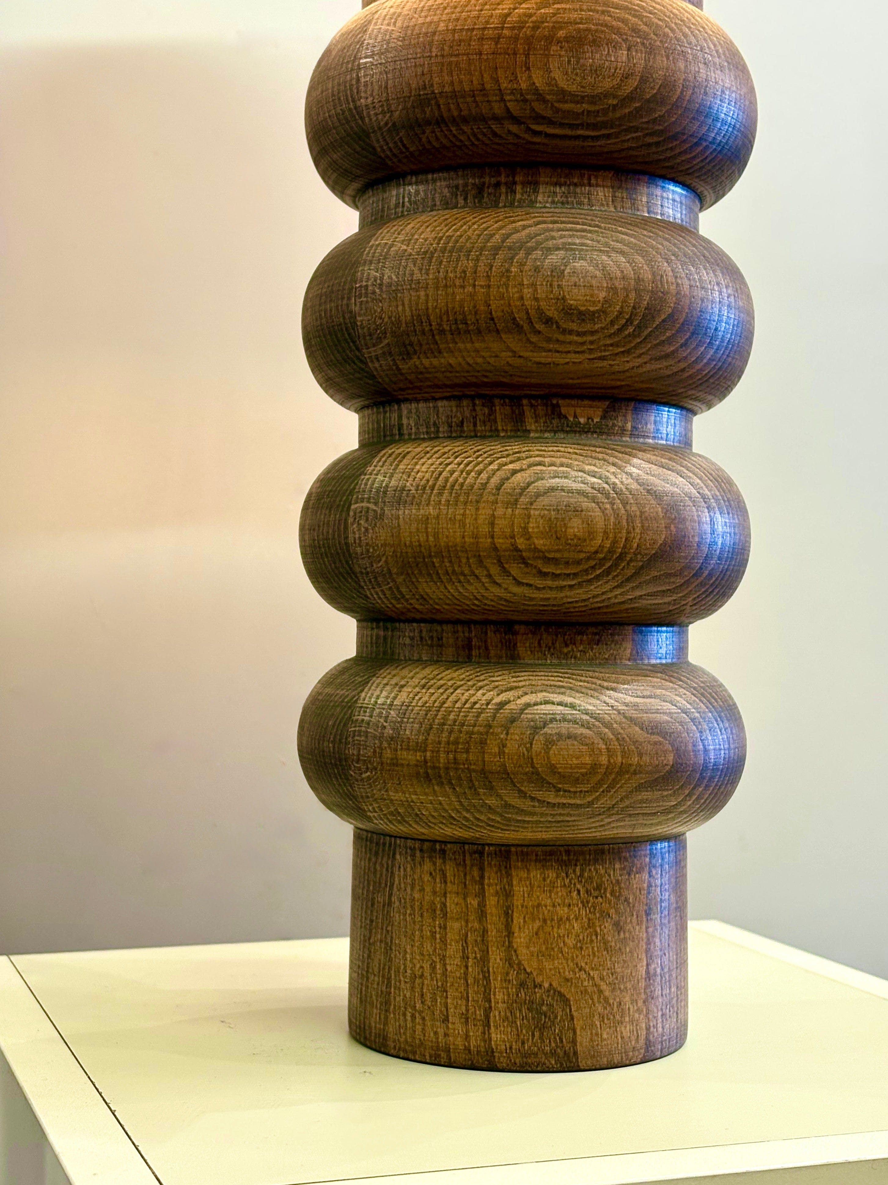 Arel Lighting SFAX Wooden Table Lamp