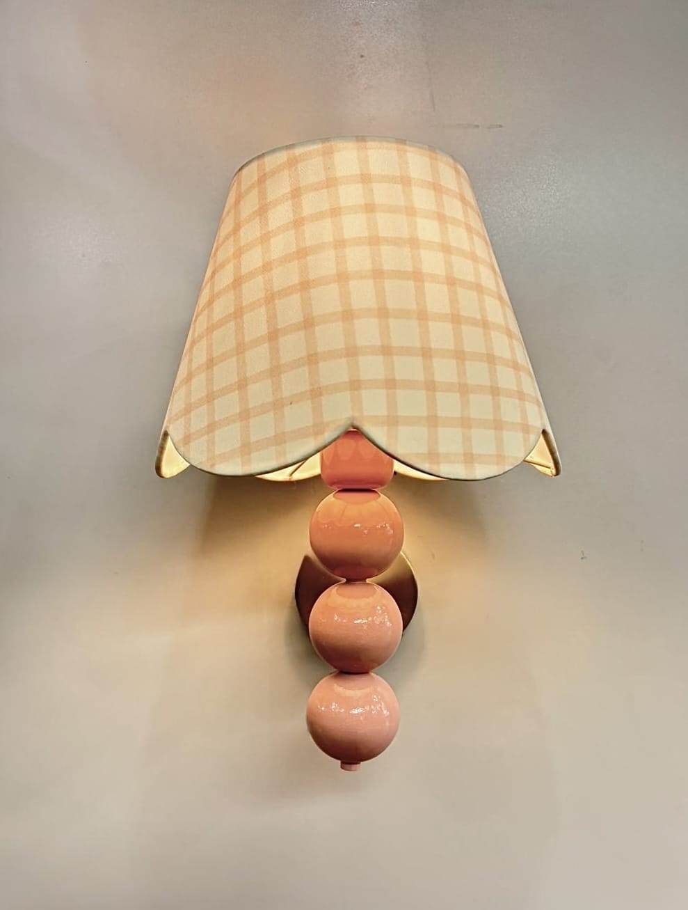 Arel Lighting TRABIA Pink Wall Sconce