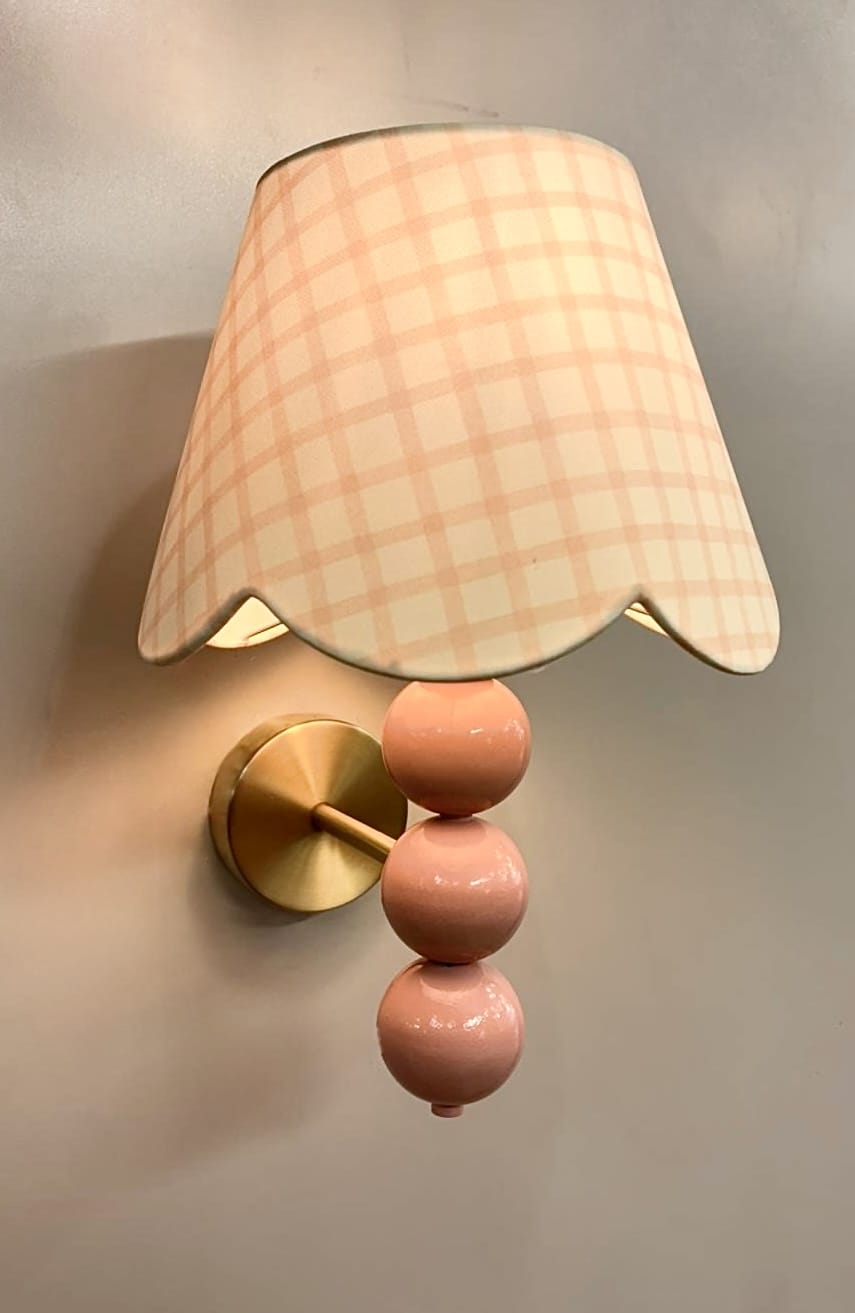 Arel Lighting TRABIA Pink Wall Sconce