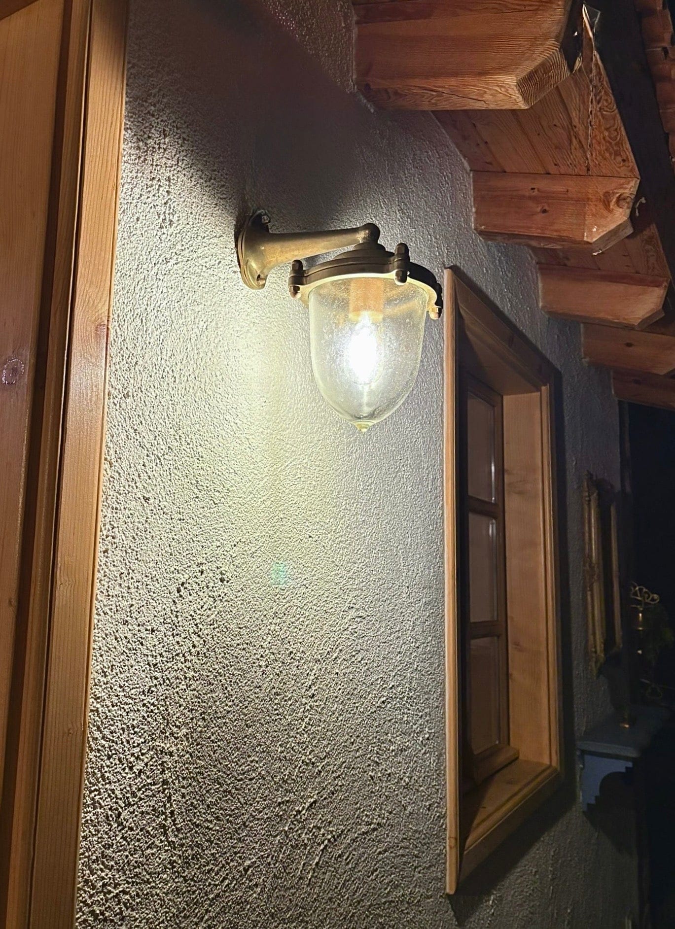 Arel Lighting UNIREA Nautical Brass Wall Sconce